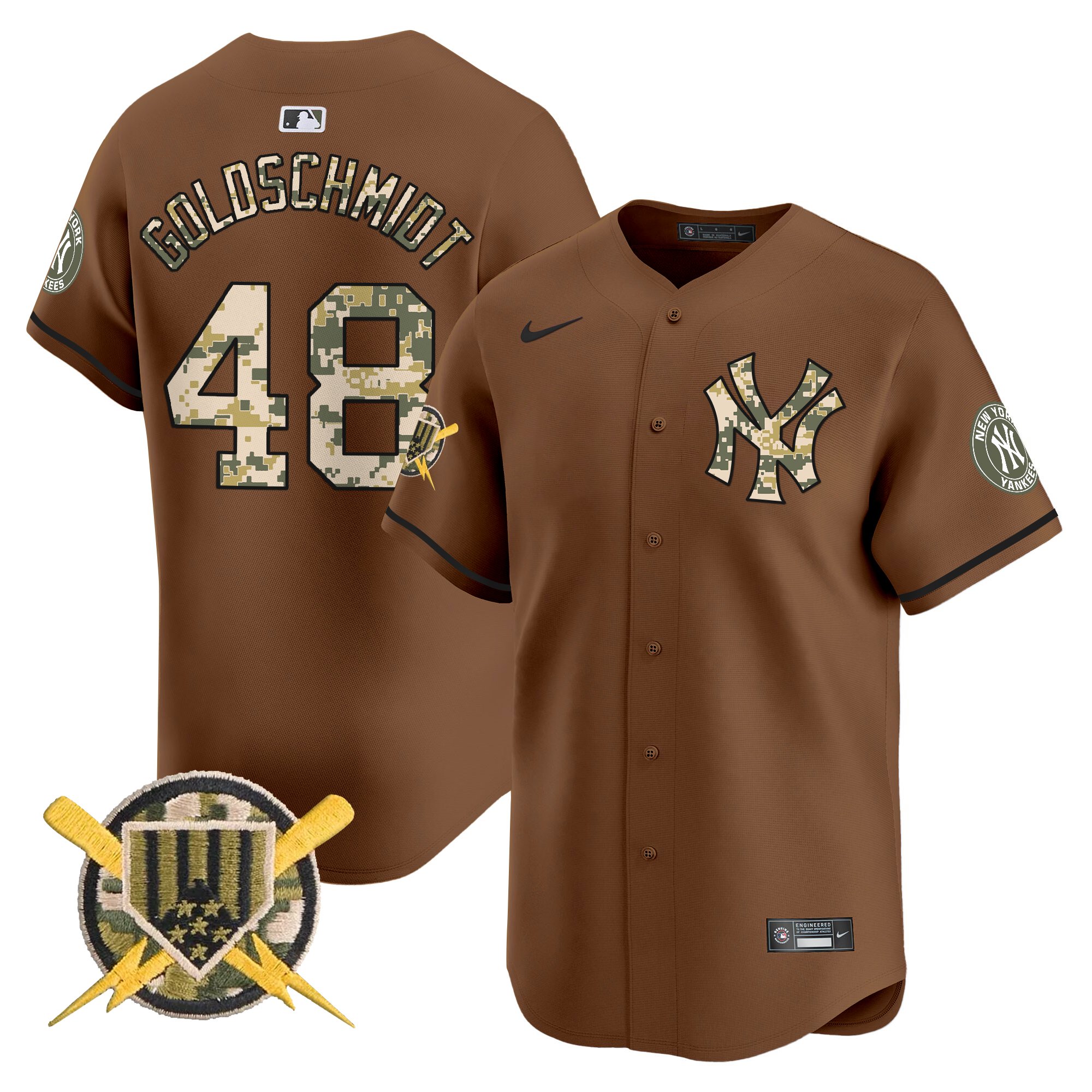 Men's New York Yankees Armed Forces Day Vapor Premier Limited Jersey - All Stitched