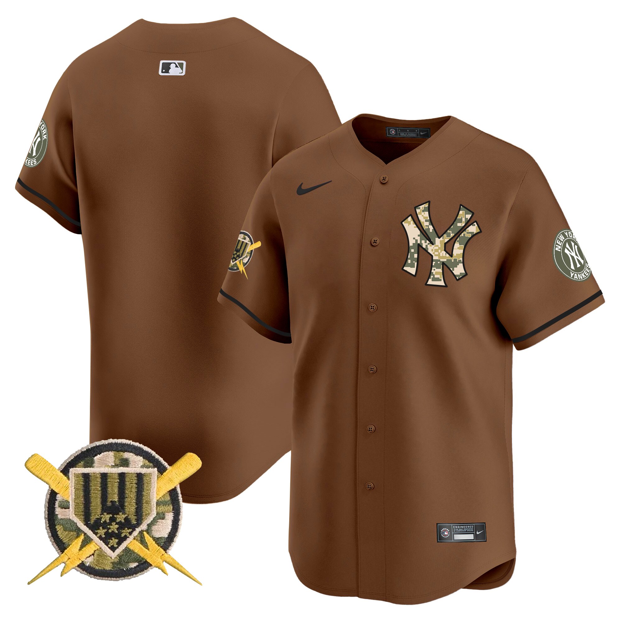 Men's New York Yankees Armed Forces Day Vapor Premier Limited Jersey - All Stitched