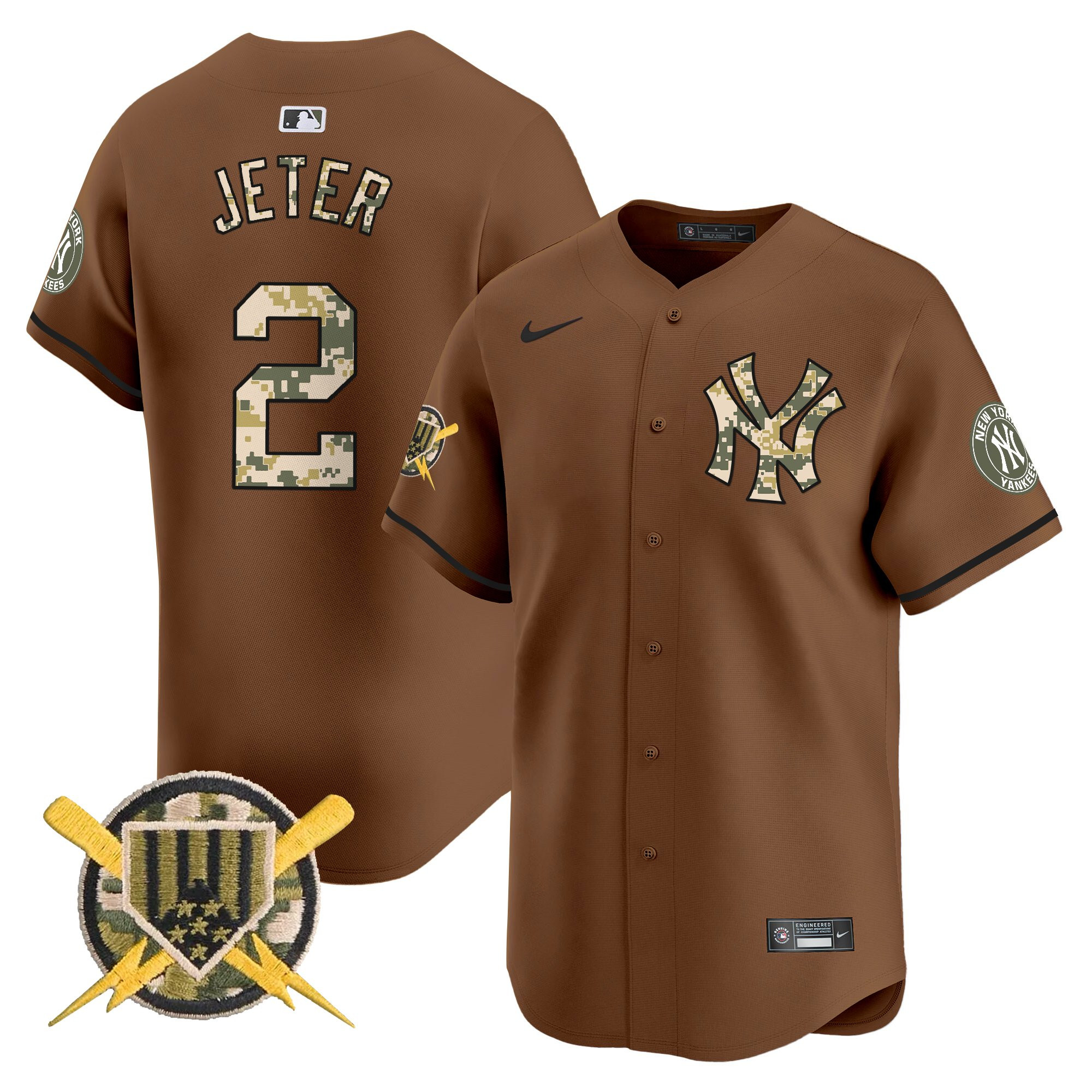 Men's New York Yankees Armed Forces Day Vapor Premier Limited Jersey - All Stitched