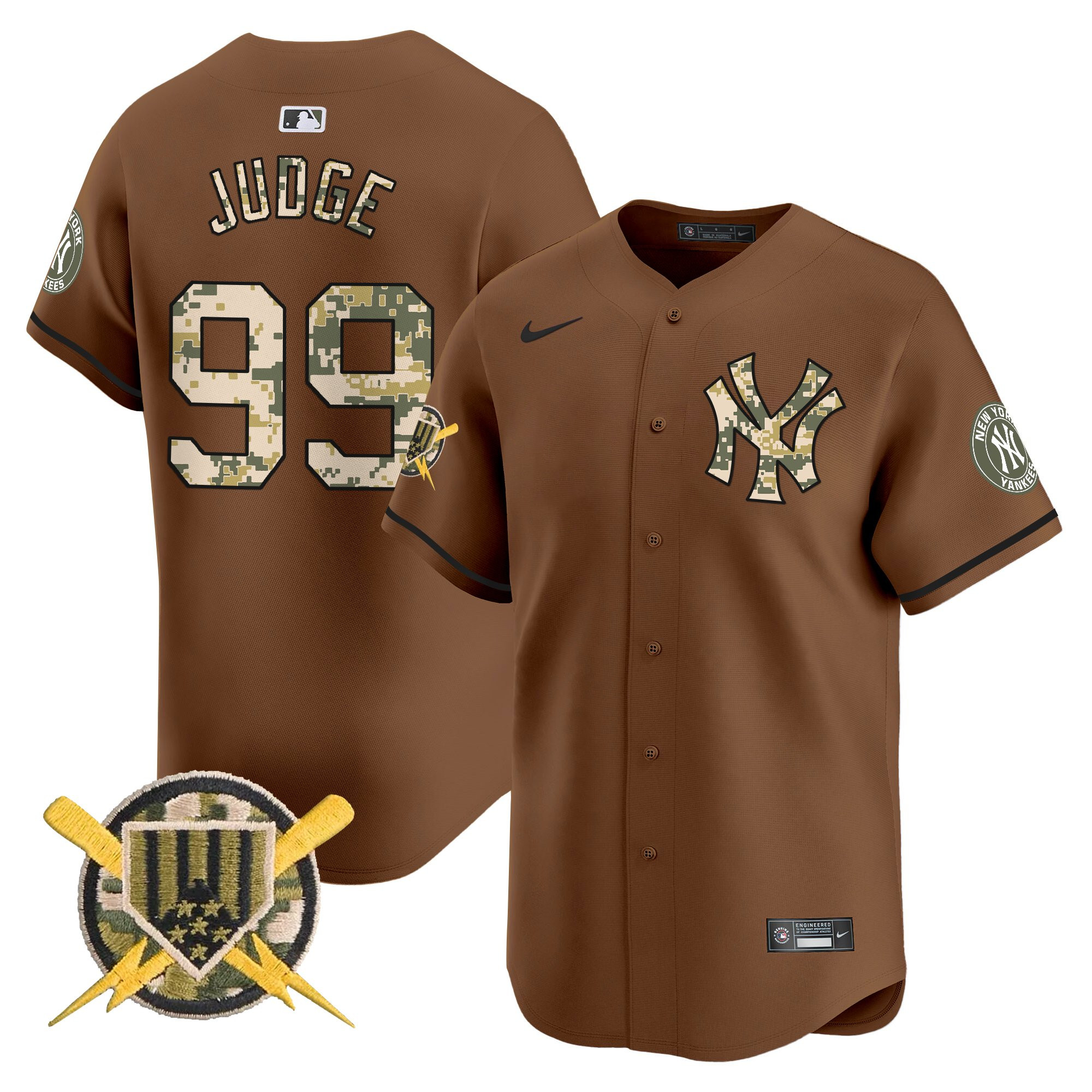 Men's New York Yankees Armed Forces Day Vapor Premier Limited Jersey - All Stitched