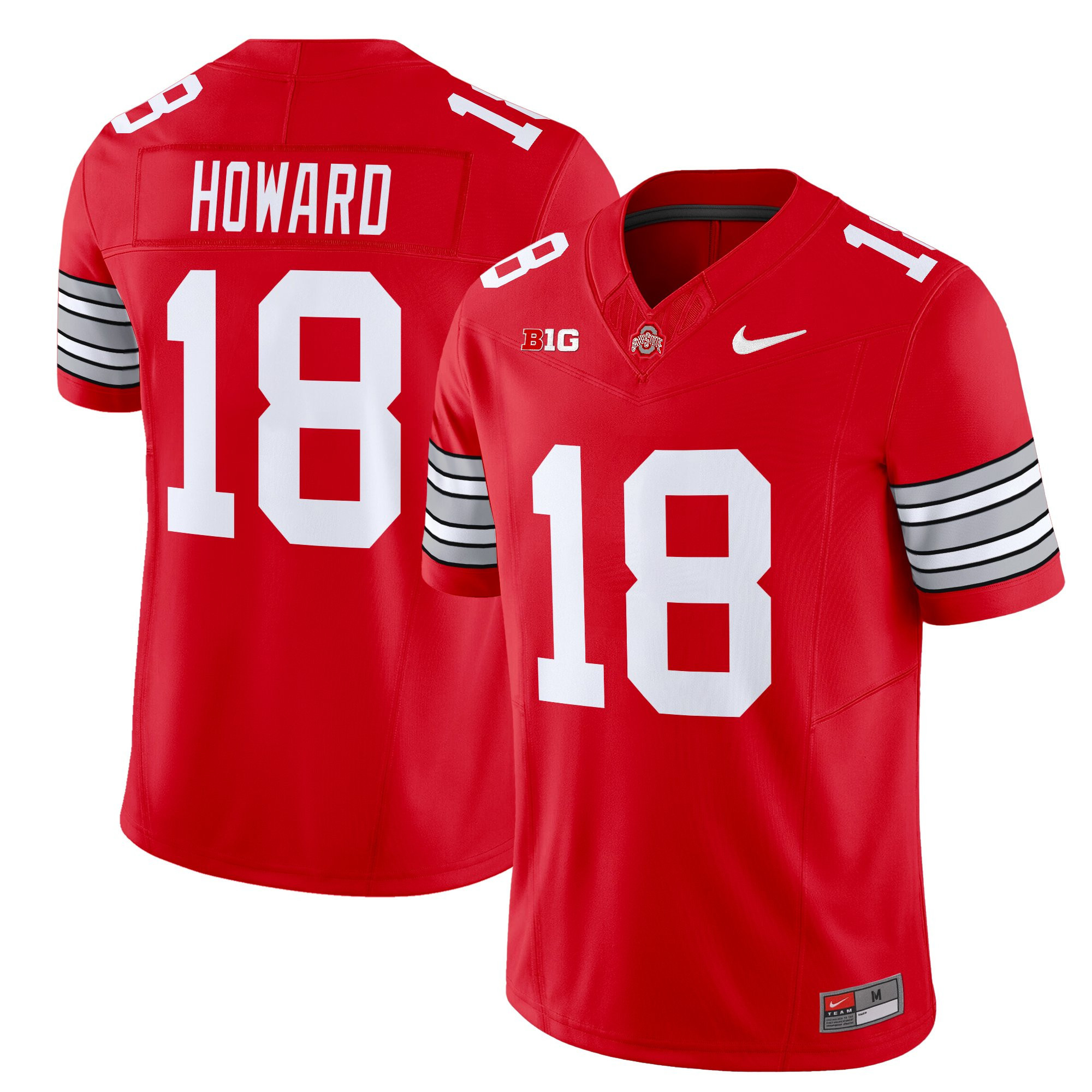 Men's Ohio State Buckeyes 'Heritage Stripe' 2025/26 Vapor Limited Jersey - All Stitched