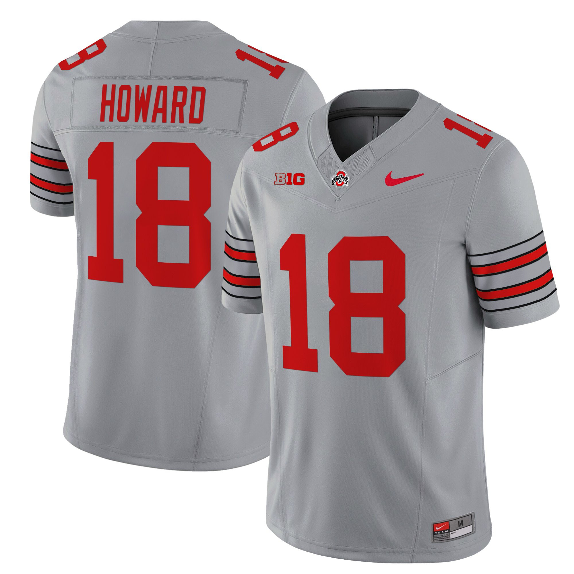 Men's Ohio State Buckeyes 'Heritage Stripe' 2025/26 Vapor Limited Jersey - All Stitched