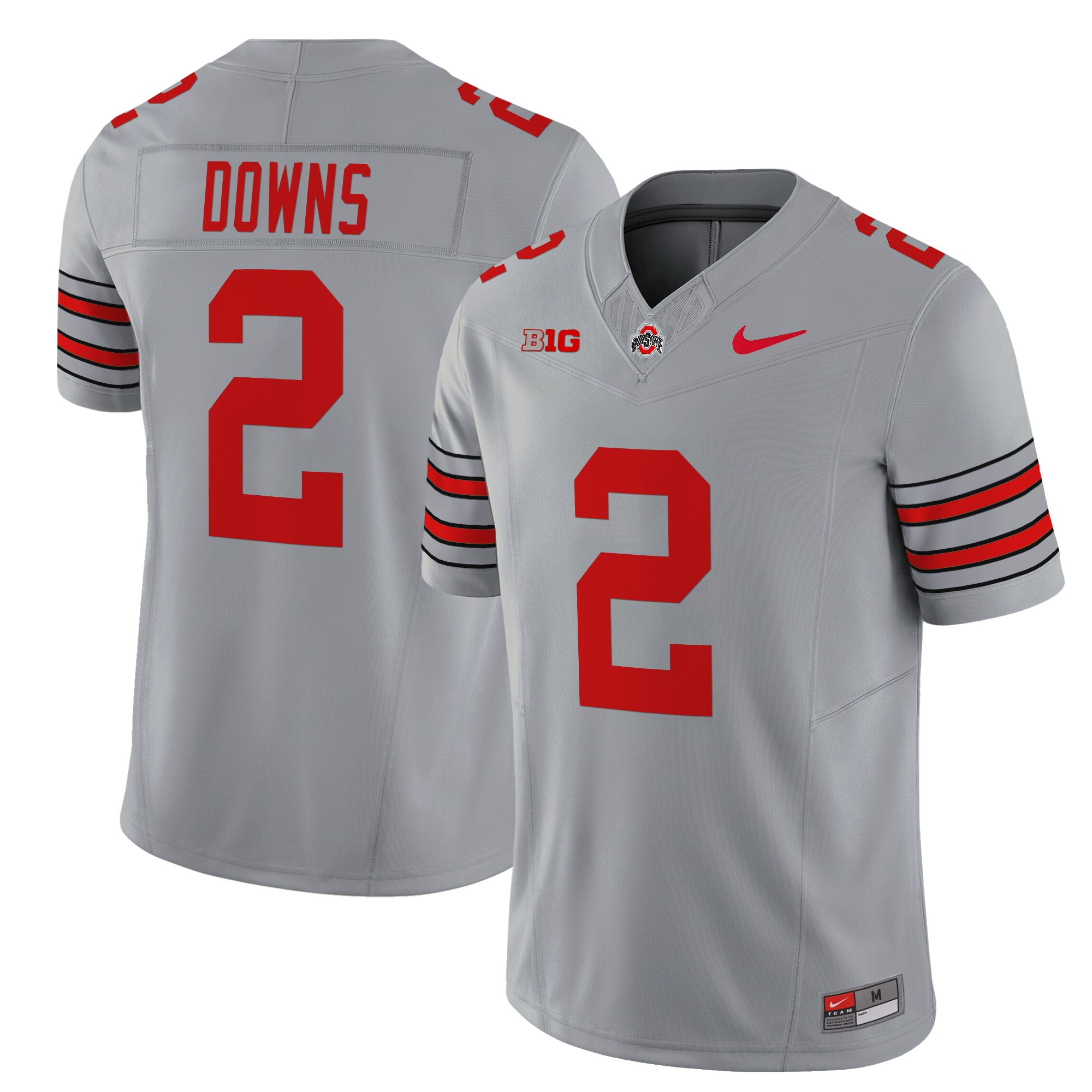 Men's Ohio State Buckeyes 'Heritage Stripe' 2025/26 Vapor Limited Jersey - All Stitched