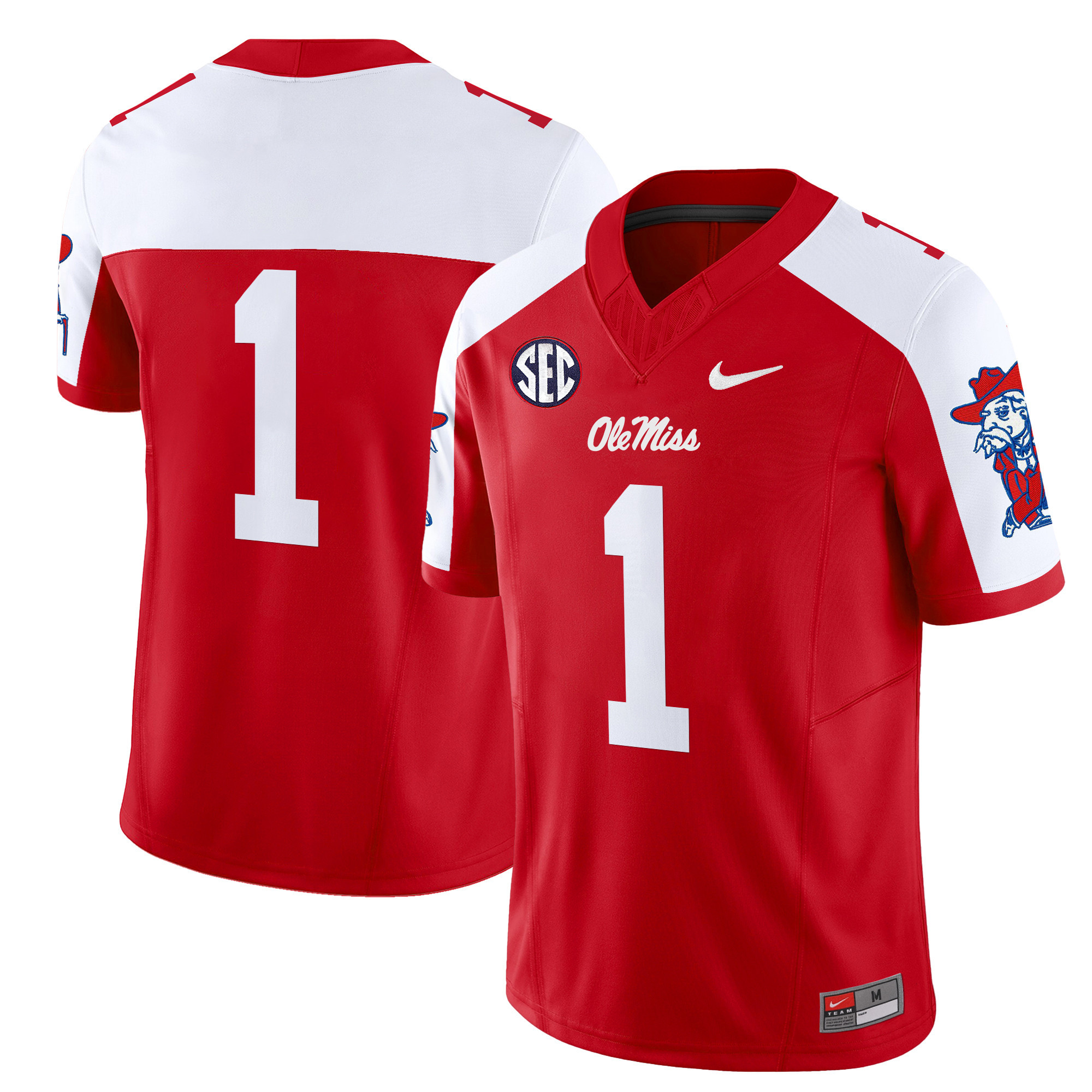 Men's Ole Miss Rebels 2025 Vapor Limited Jersey - All Stitched