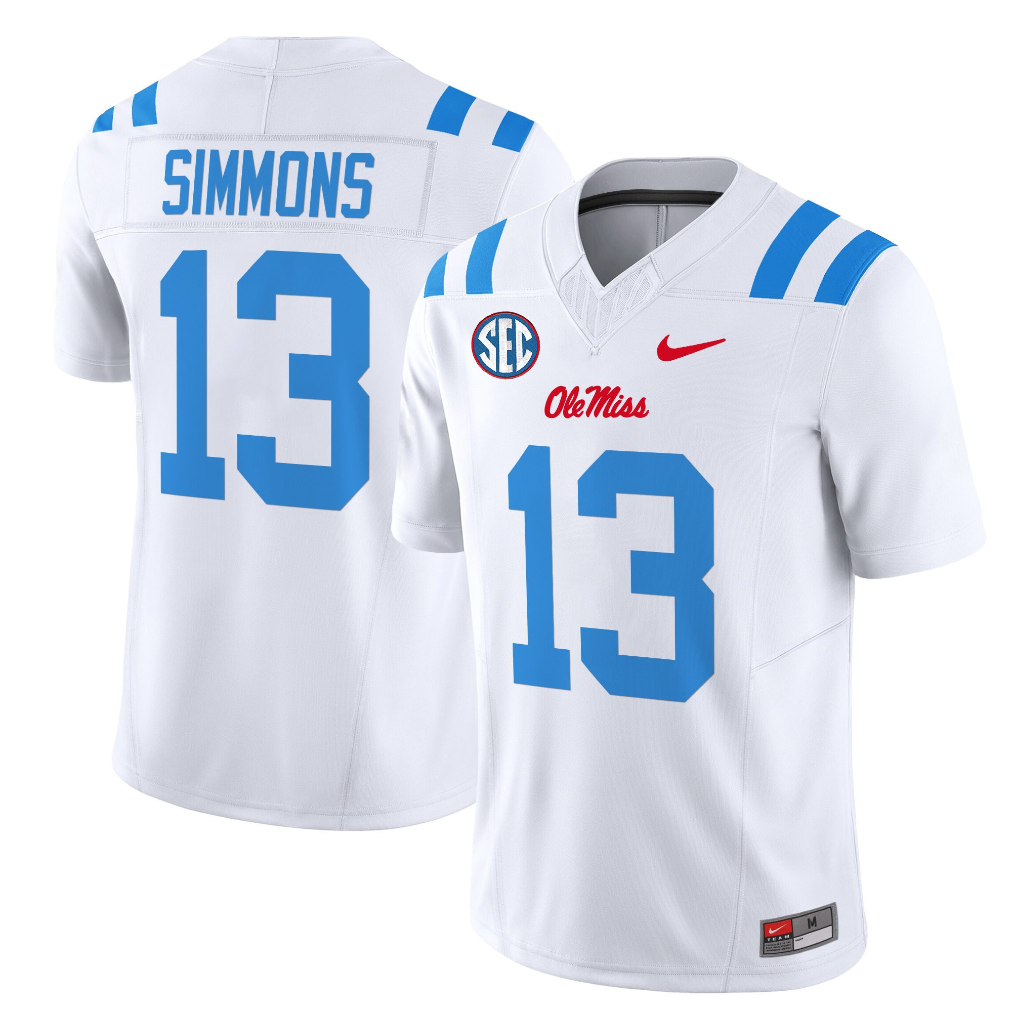 Men's Ole Miss Rebels 2025 Vapor Limited Jersey - All Stitched