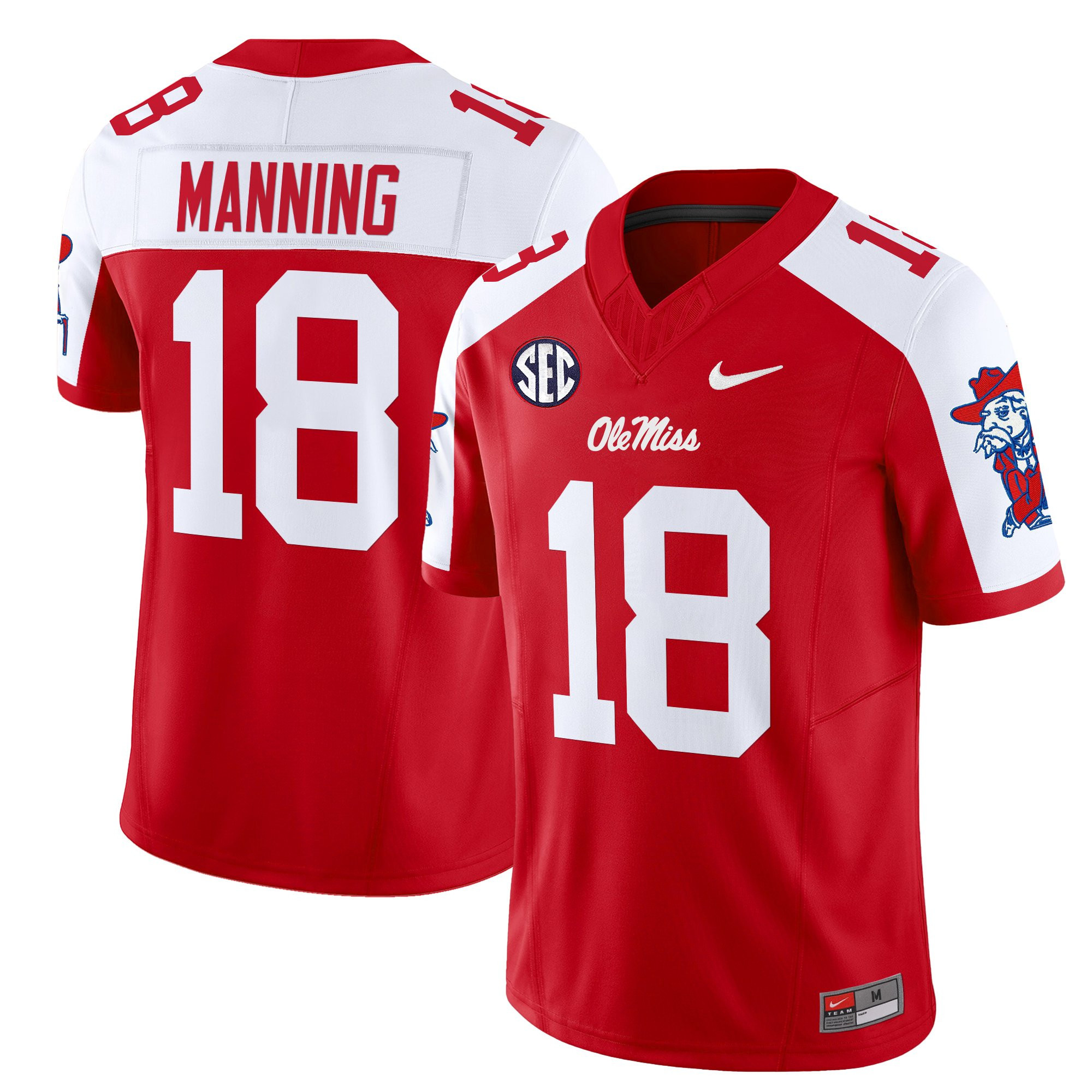 Men's Ole Miss Rebels 2025 Vapor Limited Jersey - All Stitched