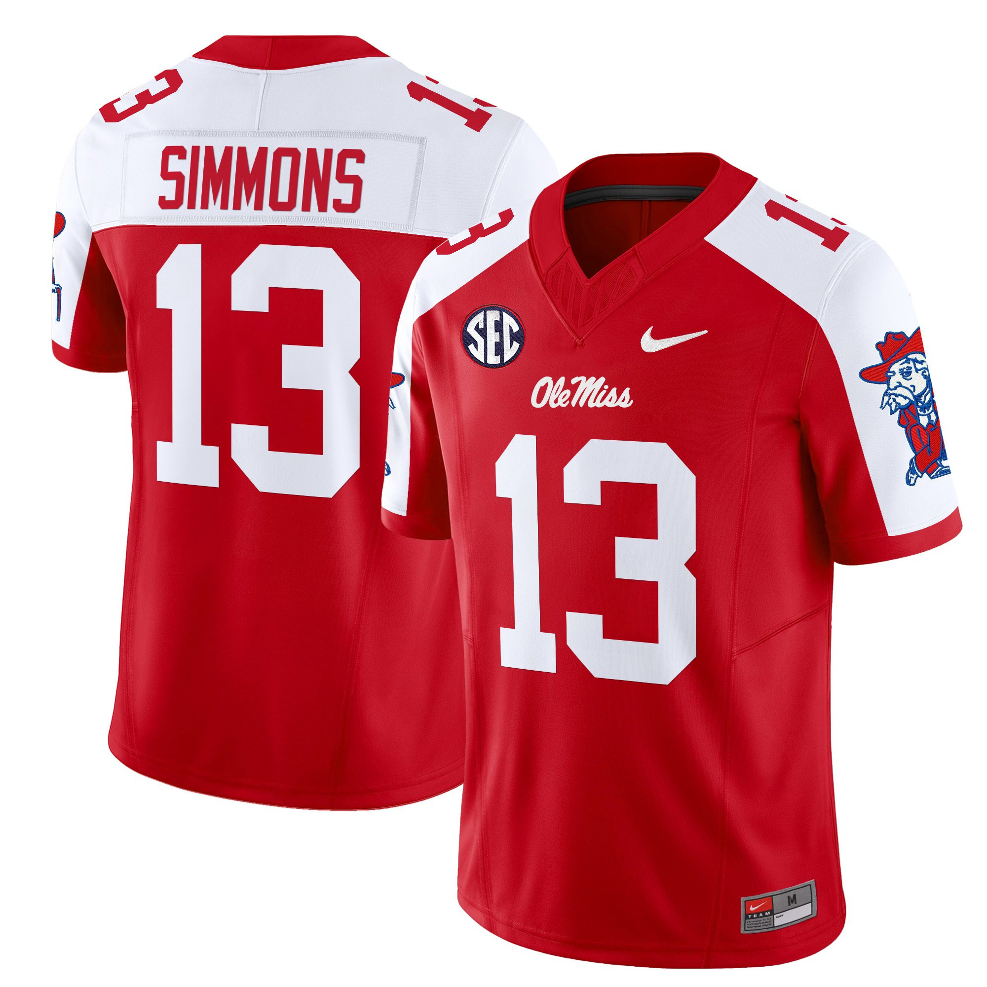 Men's Ole Miss Rebels 2025 Vapor Limited Jersey - All Stitched