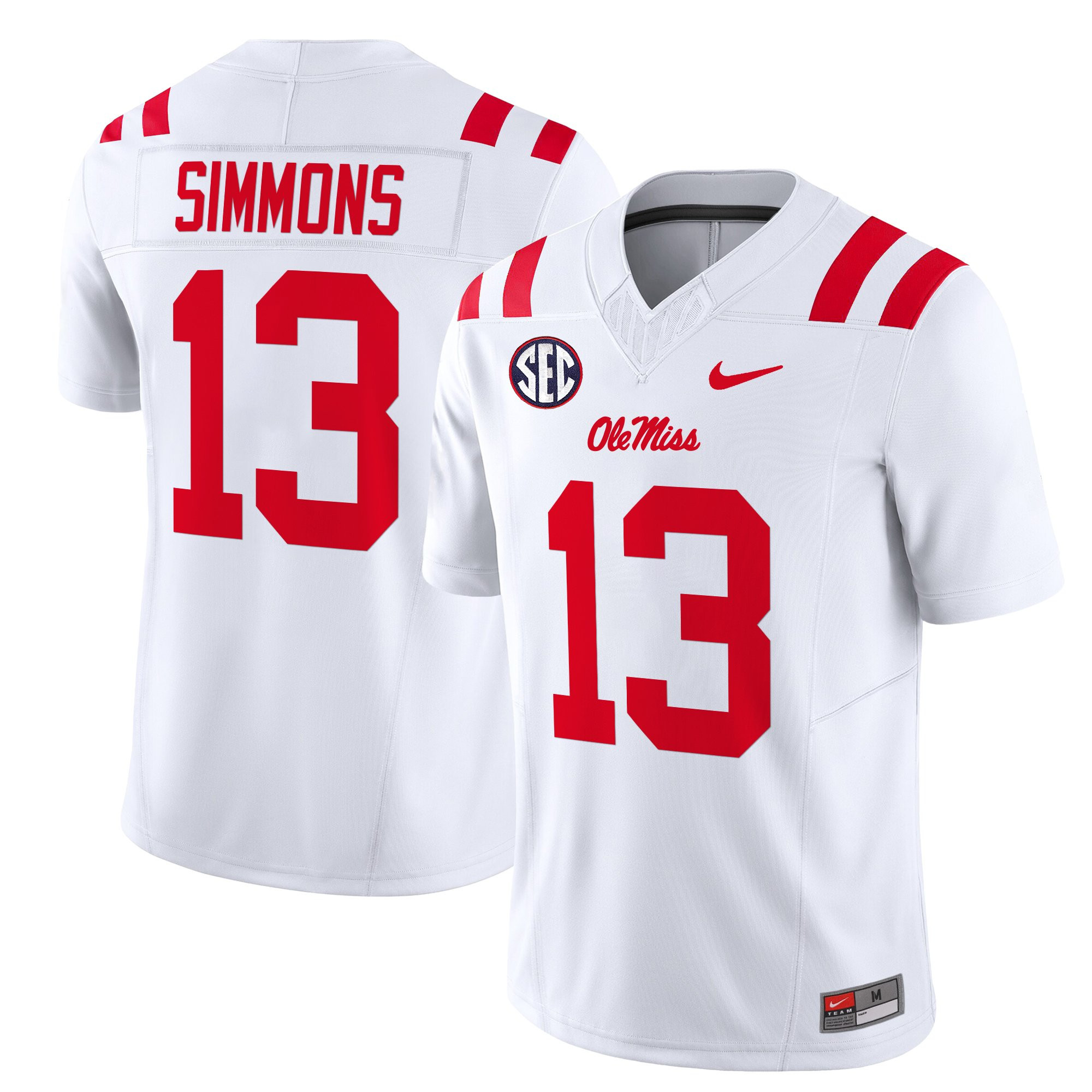 Men's Ole Miss Rebels 2025 Vapor Limited Jersey - All Stitched