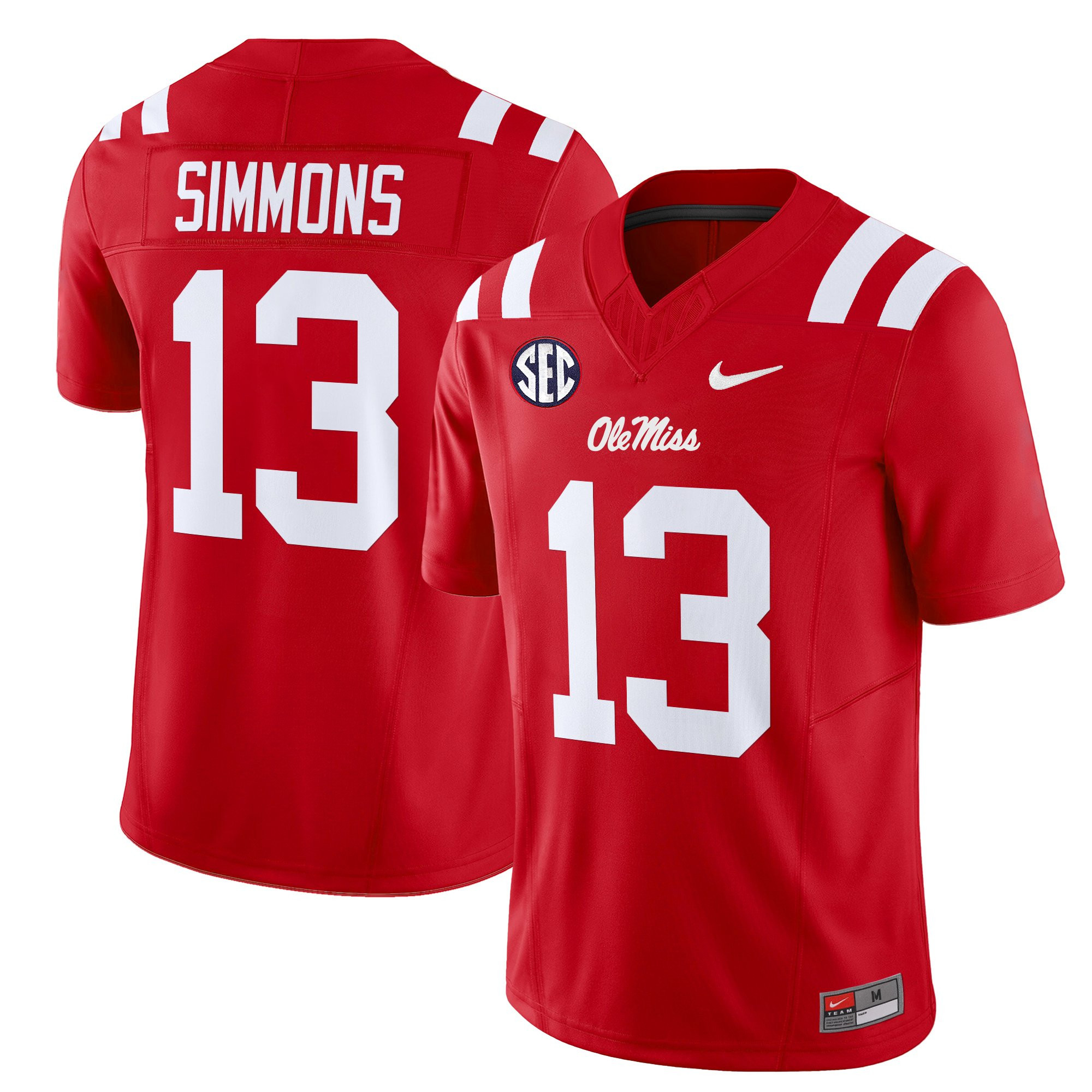 Men's Ole Miss Rebels 2025 Vapor Limited Jersey - All Stitched