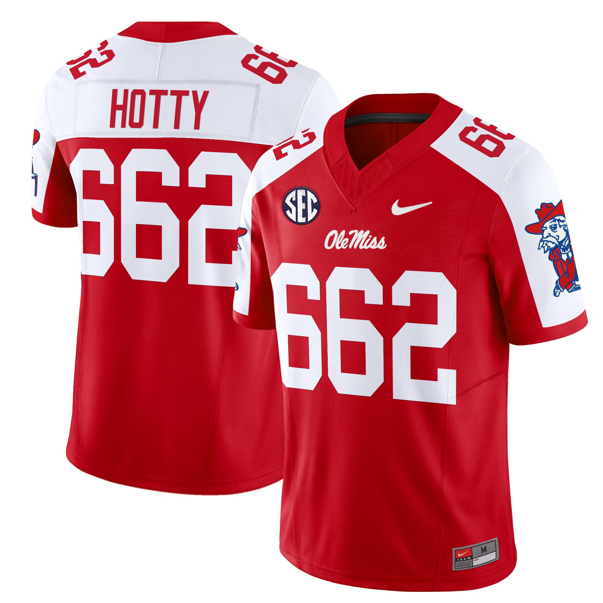 Men's Ole Miss Rebels 2025 Vapor Limited Jersey - All Stitched