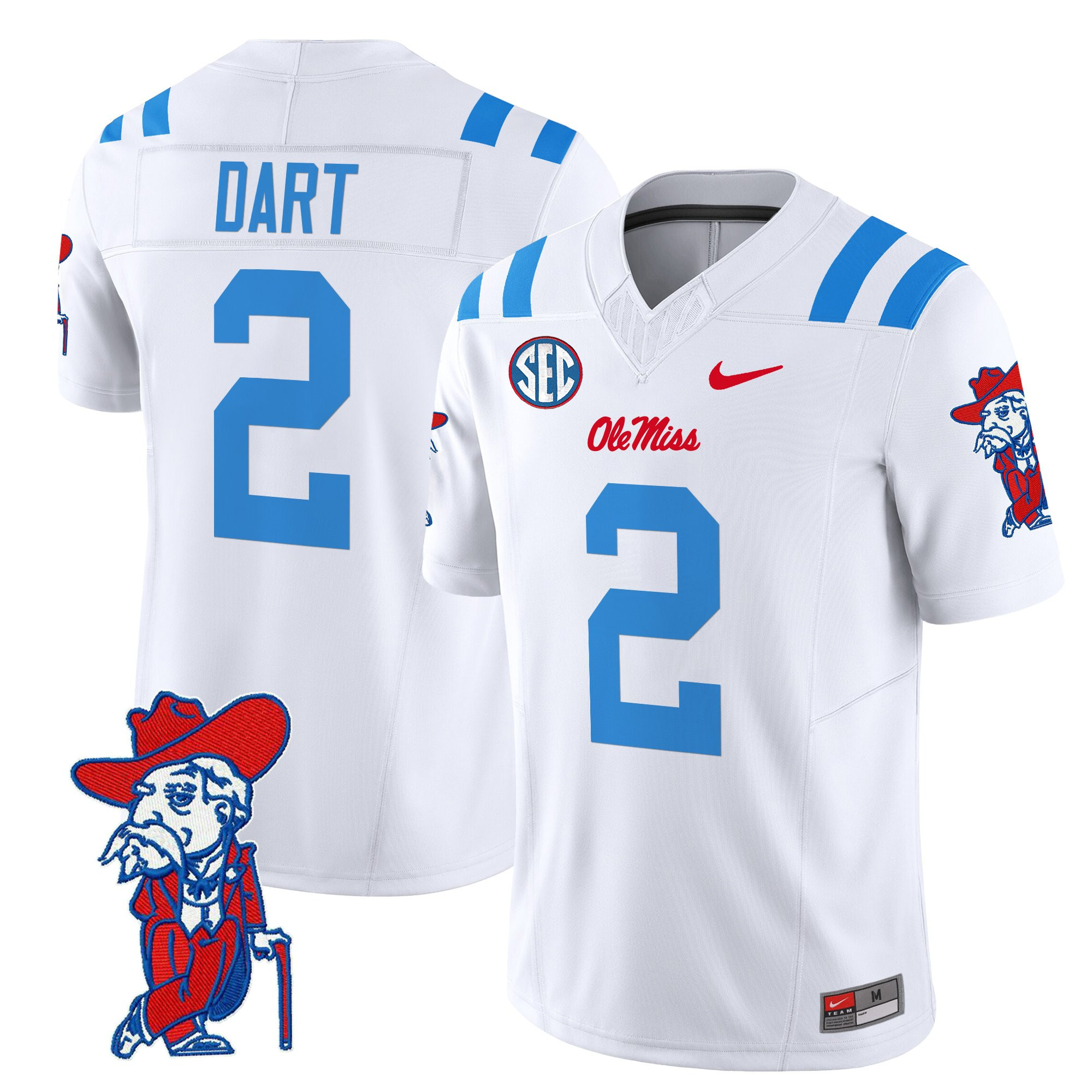 Men's Ole Miss Rebels 2025 Vapor Limited Jersey V2 - All Stitched