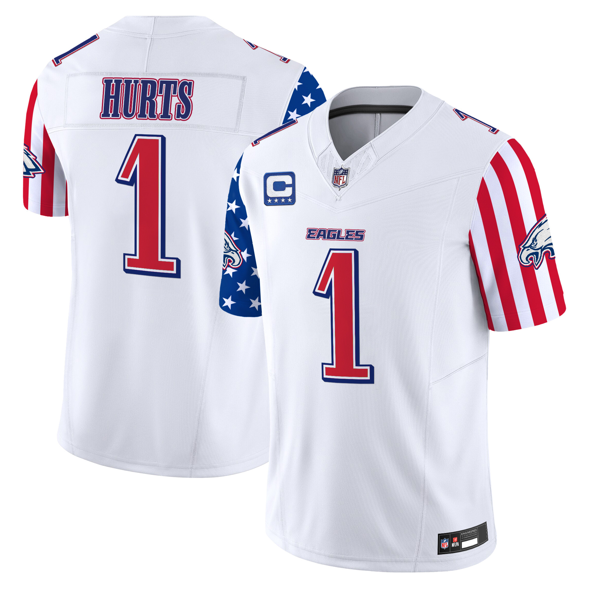 Men's Philadelphia Eagles 2025 Independence Day Vapor Limited Jersey - All Stitched