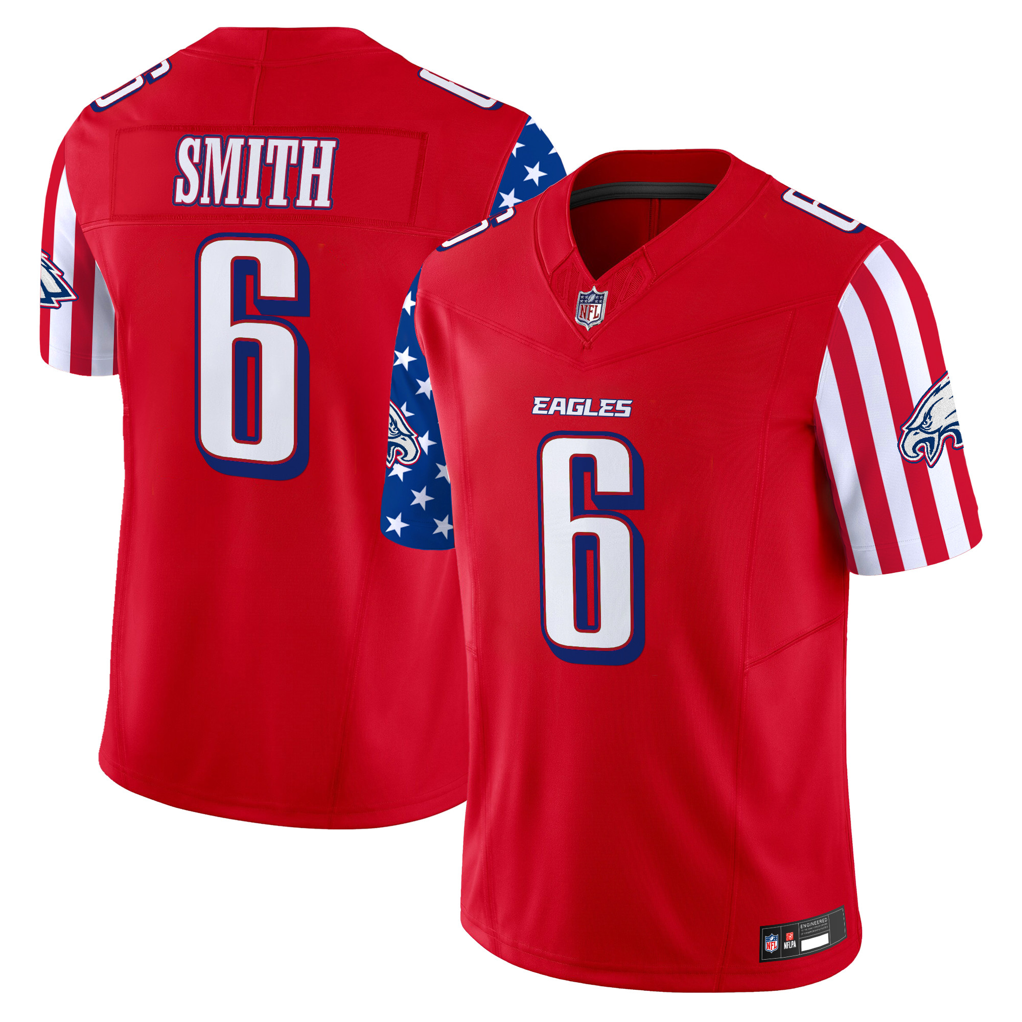 Men's Philadelphia Eagles 2025 Independence Day Vapor Limited Jersey - All Stitched