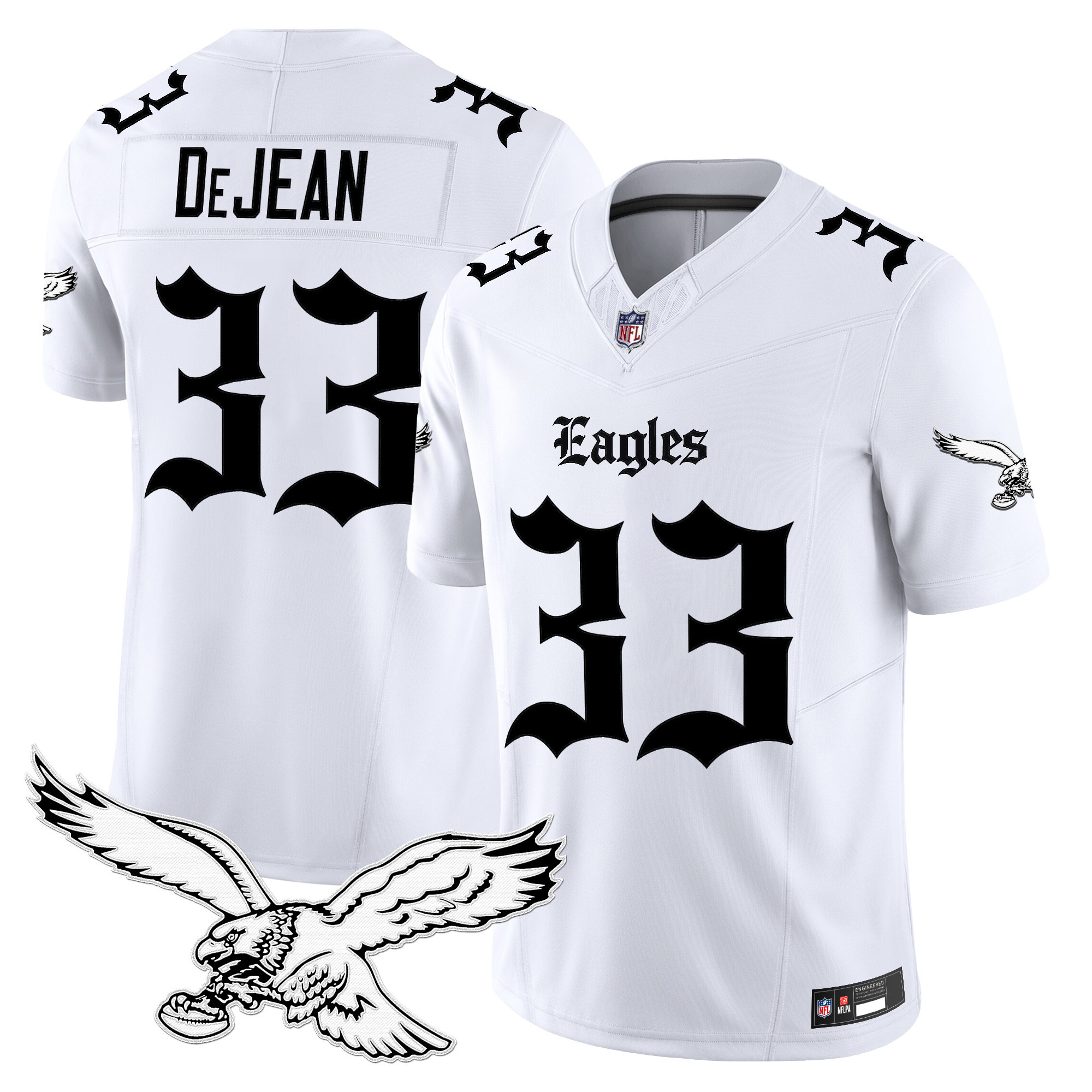 Men's Philadelphia Eagles 'Gothic Philly Edition' Vapor Limited Jersey - All Stitched