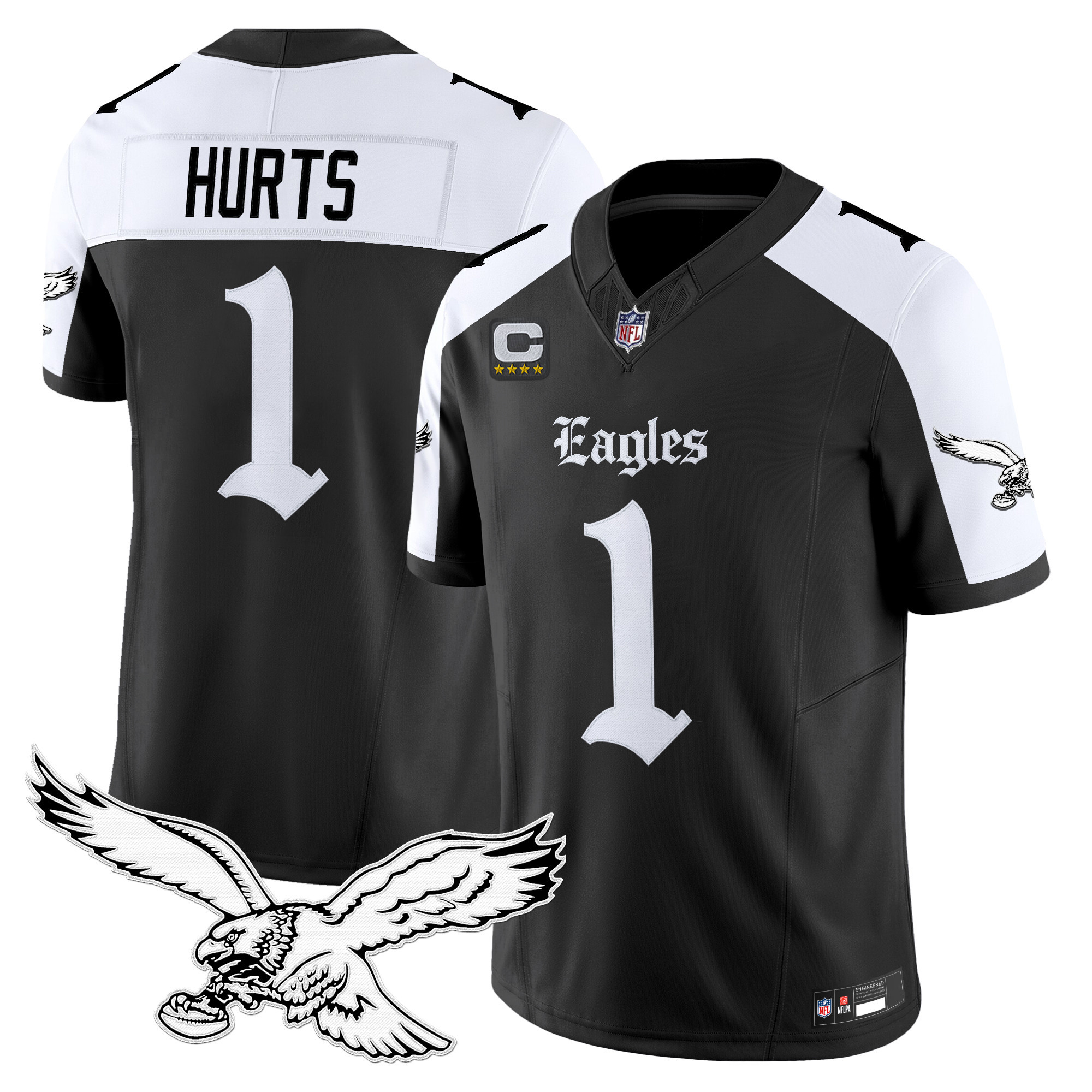 Men's Philadelphia Eagles 'Gothic Philly Edition' Vapor Limited Jersey - All Stitched