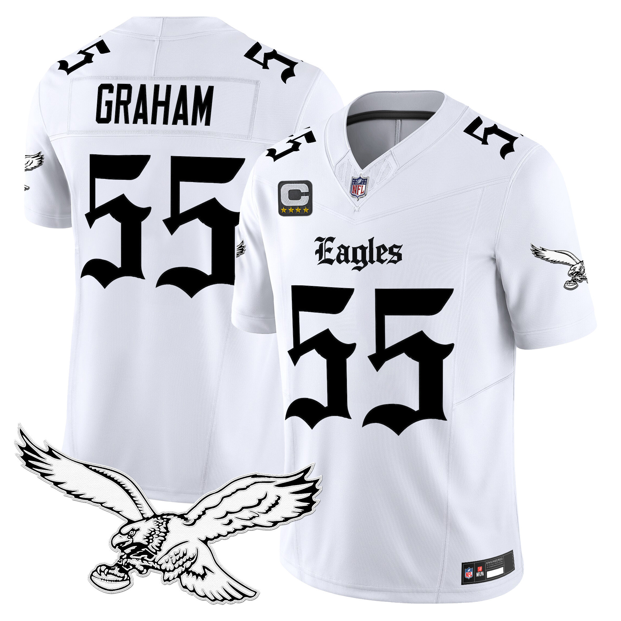 Men's Philadelphia Eagles 'Gothic Philly Edition' Vapor Limited Jersey - All Stitched