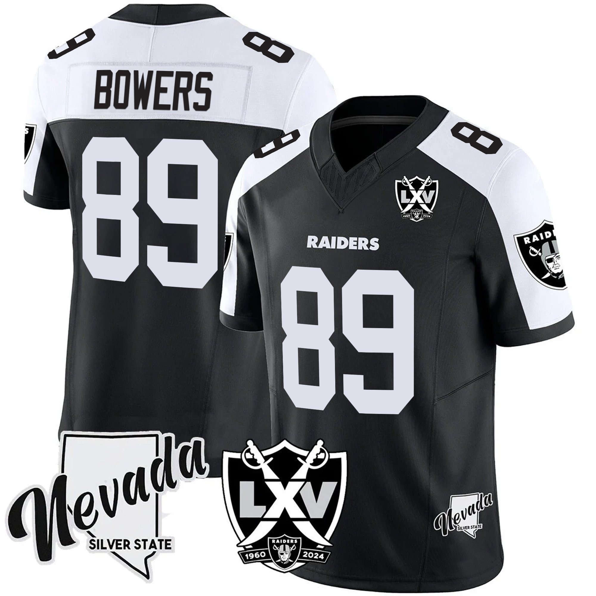Men's Raiders 2025 Vapor Limited Jersey - 65th Anniversary V2 - All Stitched