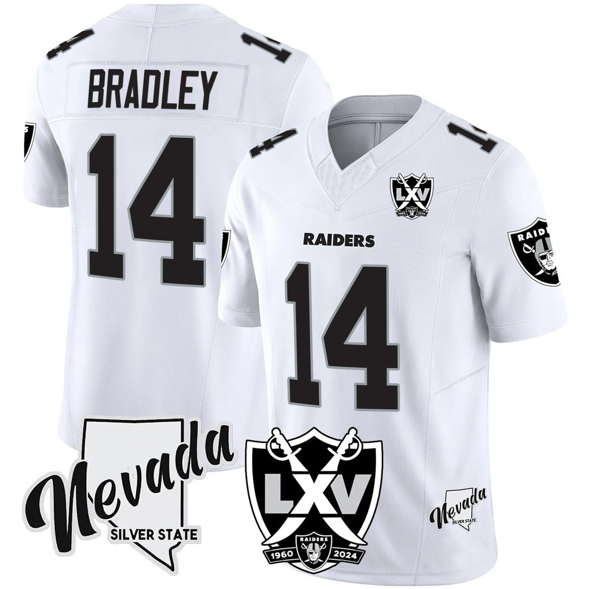 Men's Raiders 2025 Vapor Limited Jersey - 65th Anniversary V2 - All Stitched