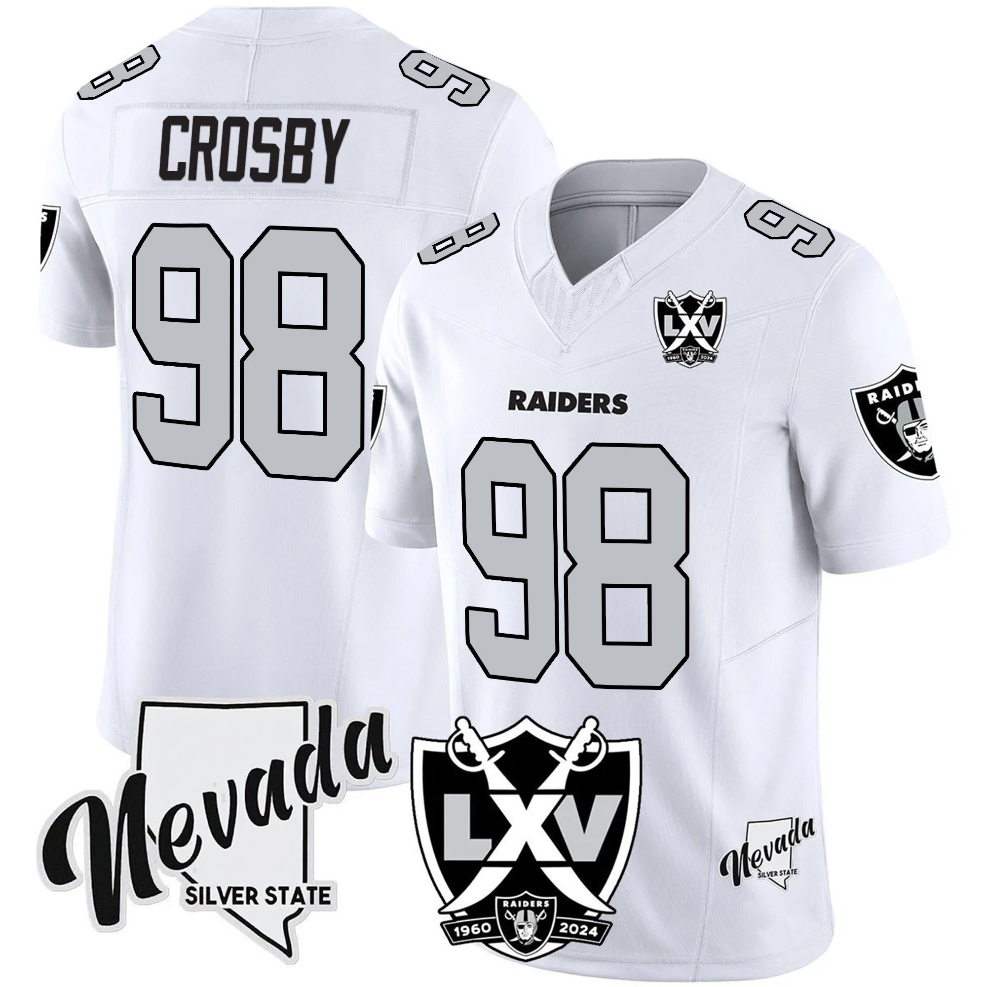 Men's Raiders 2025 Vapor Limited Jersey - 65th Anniversary V2 - All Stitched
