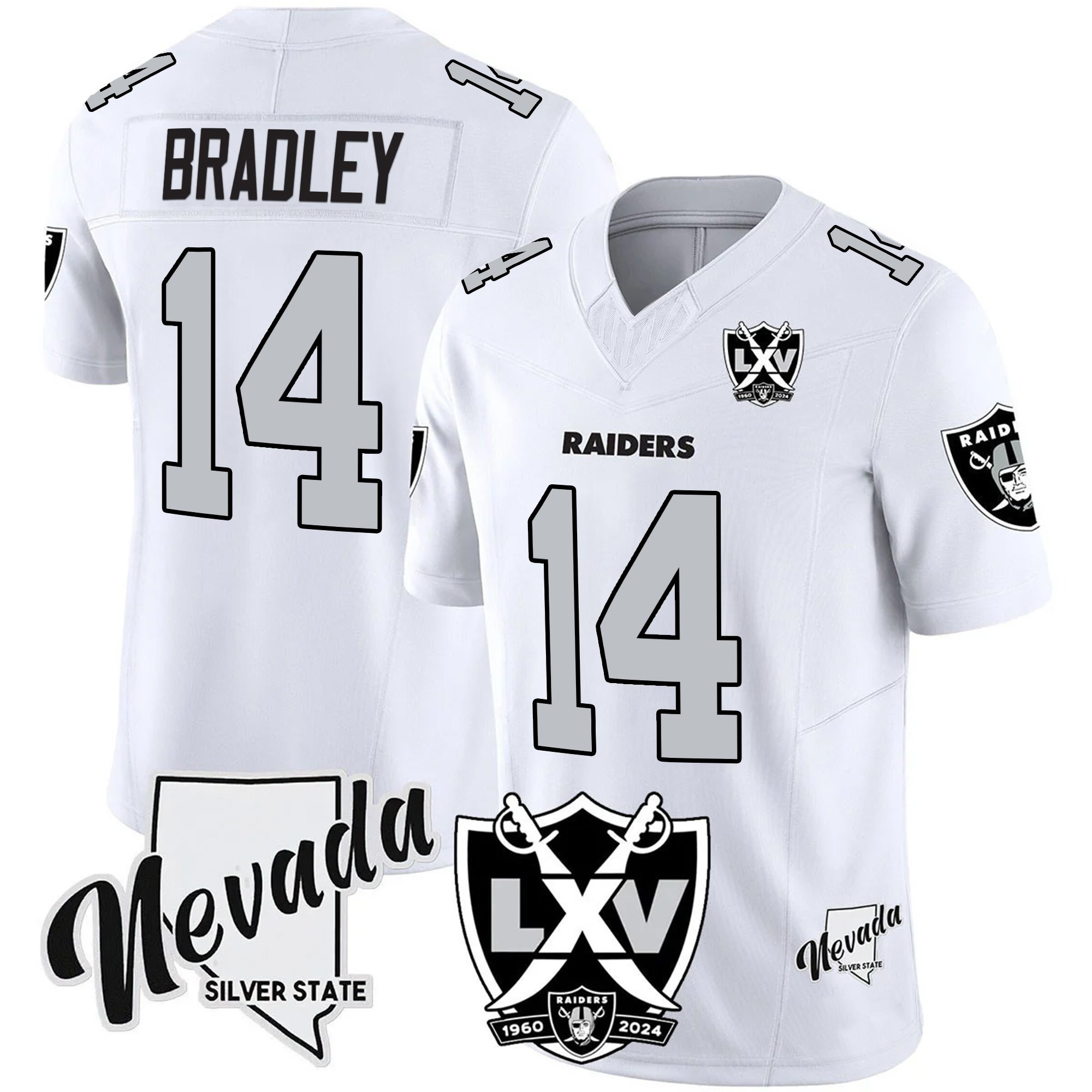 Men's Raiders 2025 Vapor Limited Jersey - 65th Anniversary V2 - All Stitched