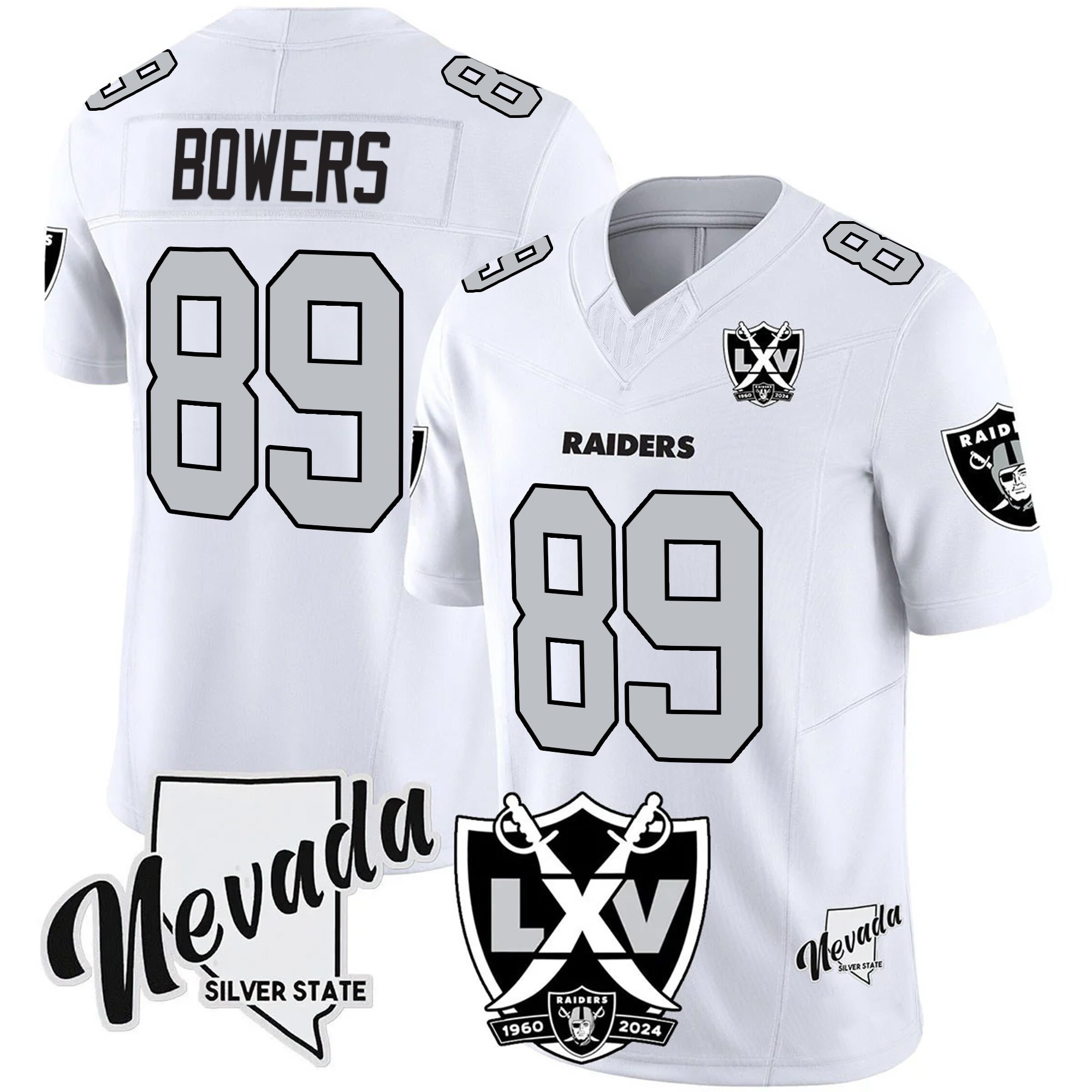 Men's Raiders 2025 Vapor Limited Jersey - 65th Anniversary V2 - All Stitched