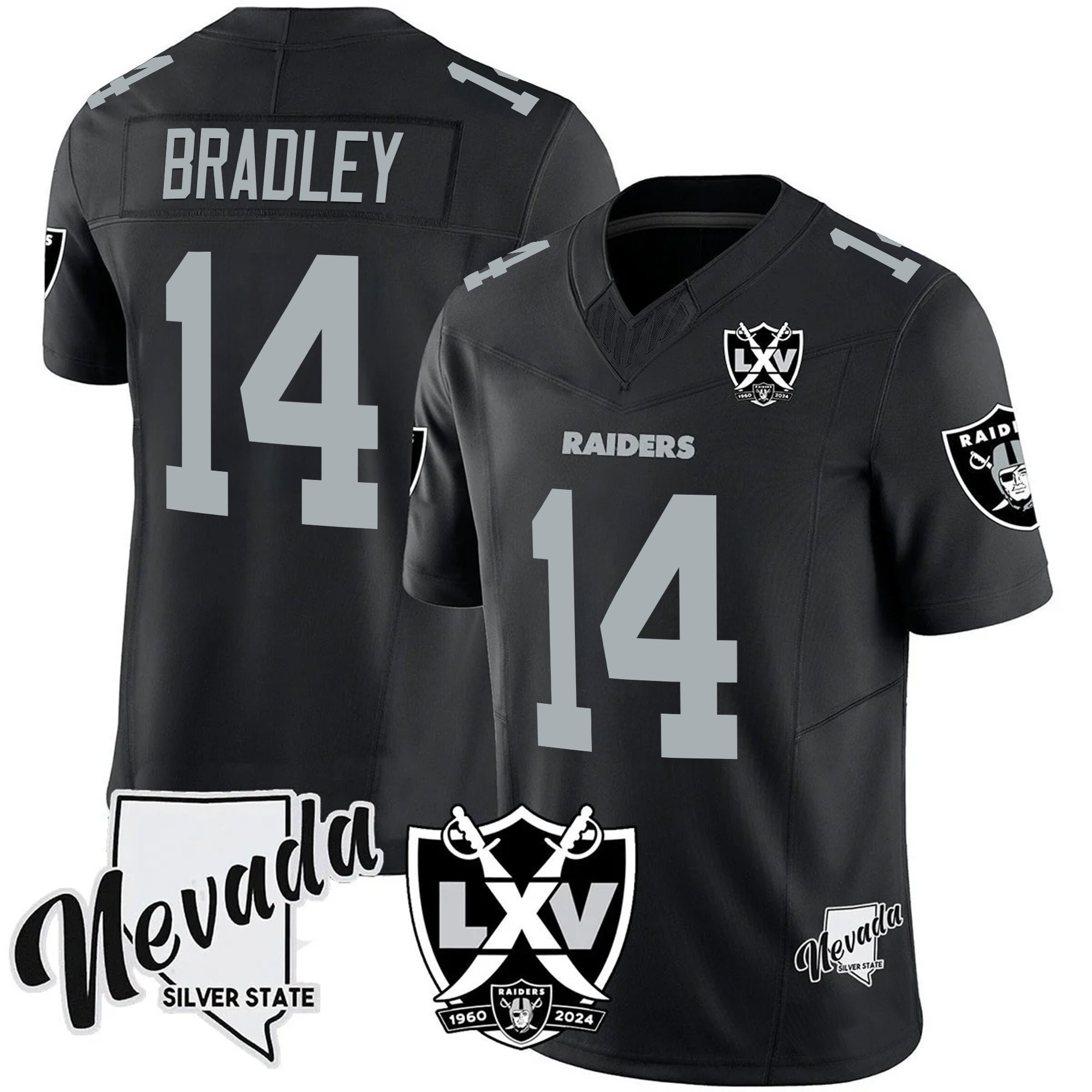Men's Raiders 2025 Vapor Limited Jersey - 65th Anniversary V2 - All Stitched