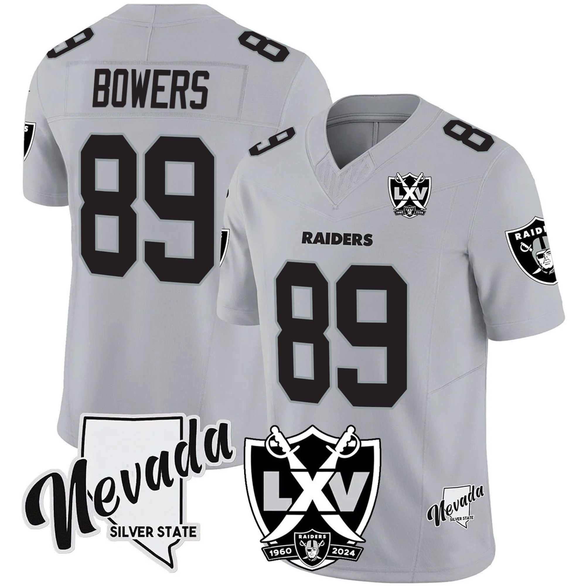 Men's Raiders 2025 Vapor Limited Jersey - 65th Anniversary V2 - All Stitched