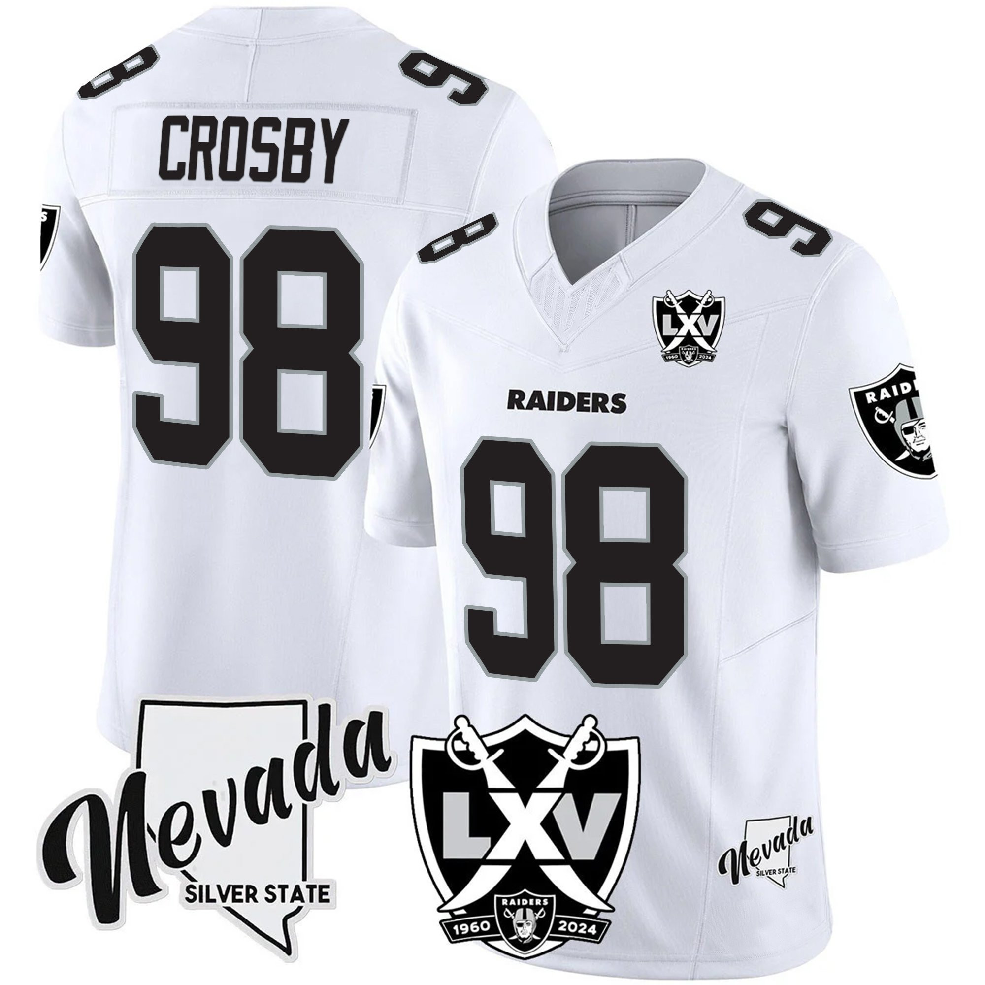 Men's Raiders 2025 Vapor Limited Jersey - 65th Anniversary V2 - All Stitched