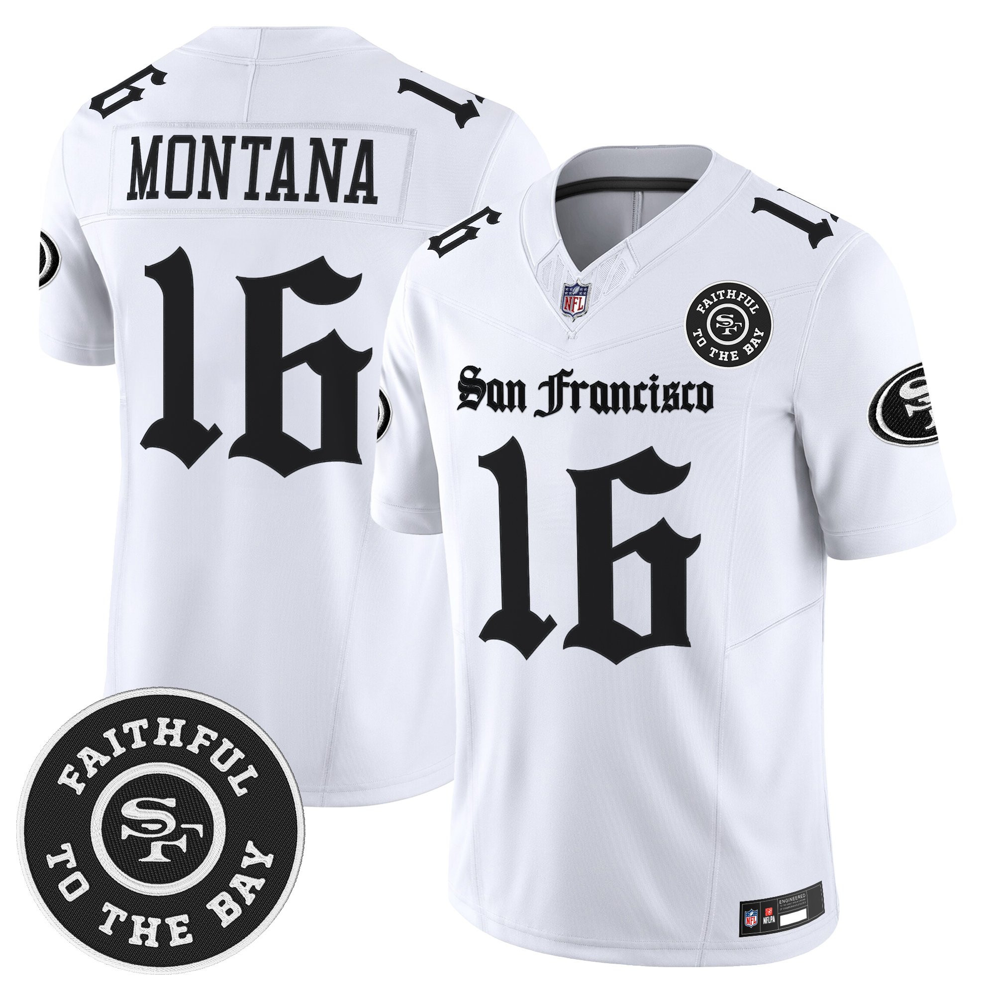 Men's San Francisco 49ers 'Gothic Edition' Vapor Limited Jersey - All Stitched