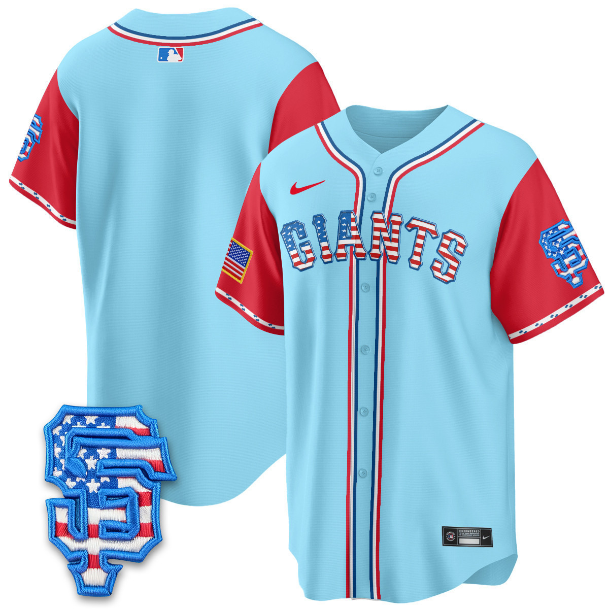 Men's San Francisco Giants 2025 Fourth of July Vapor Premier Limited Jersey - All Stitched