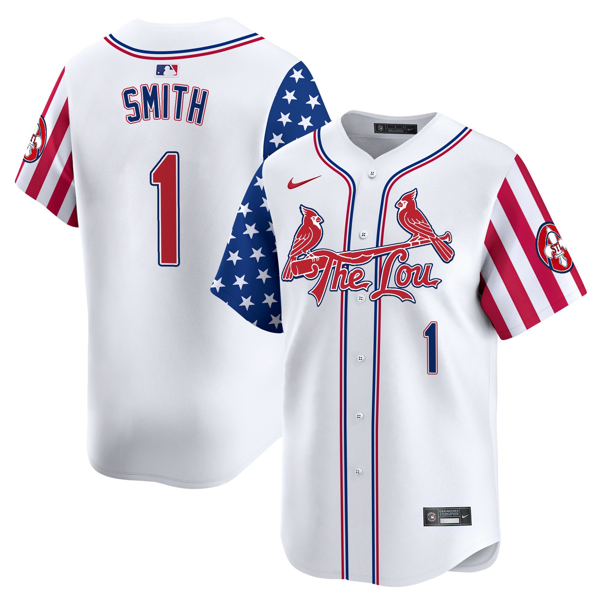 Men's St. Louis Cardinals 2025 Independence Day Vapor Premier Limited Jersey - All Stitched