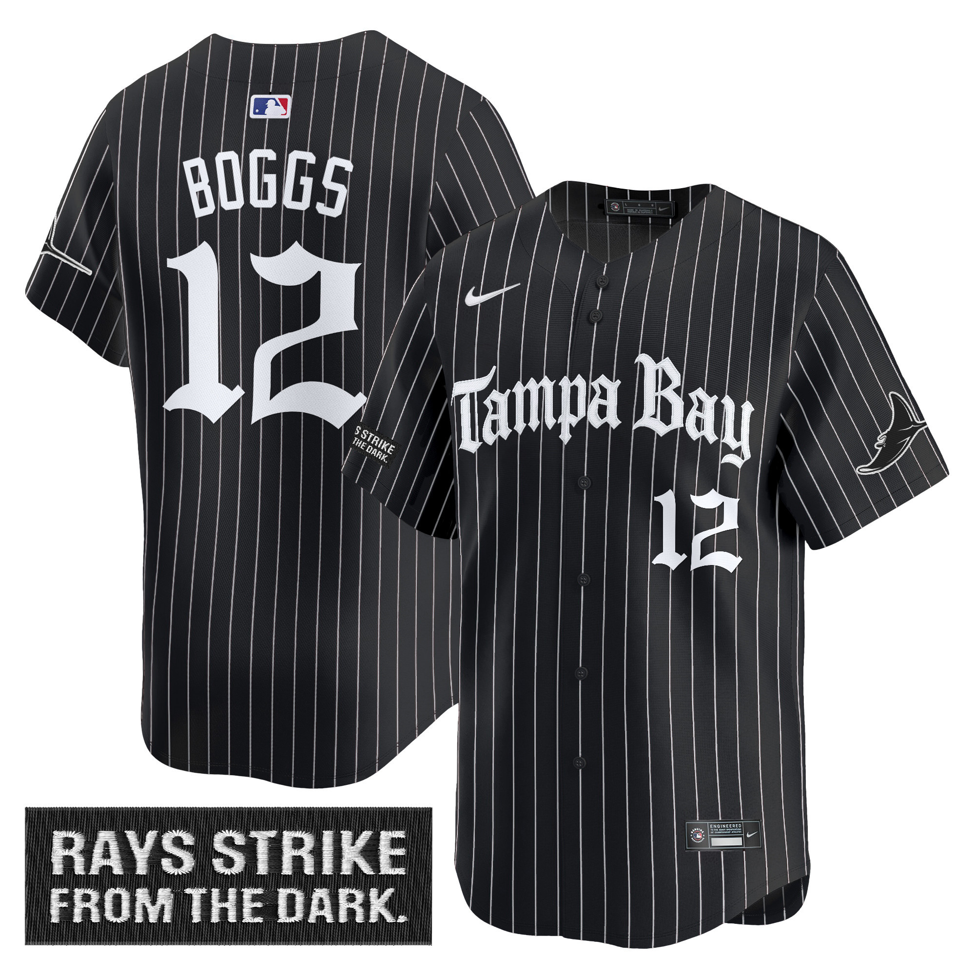 Men's Tampa Bay Rays 'Gothic Deepwater Edition' Vapor Premier Limited Jersey - All Stitched