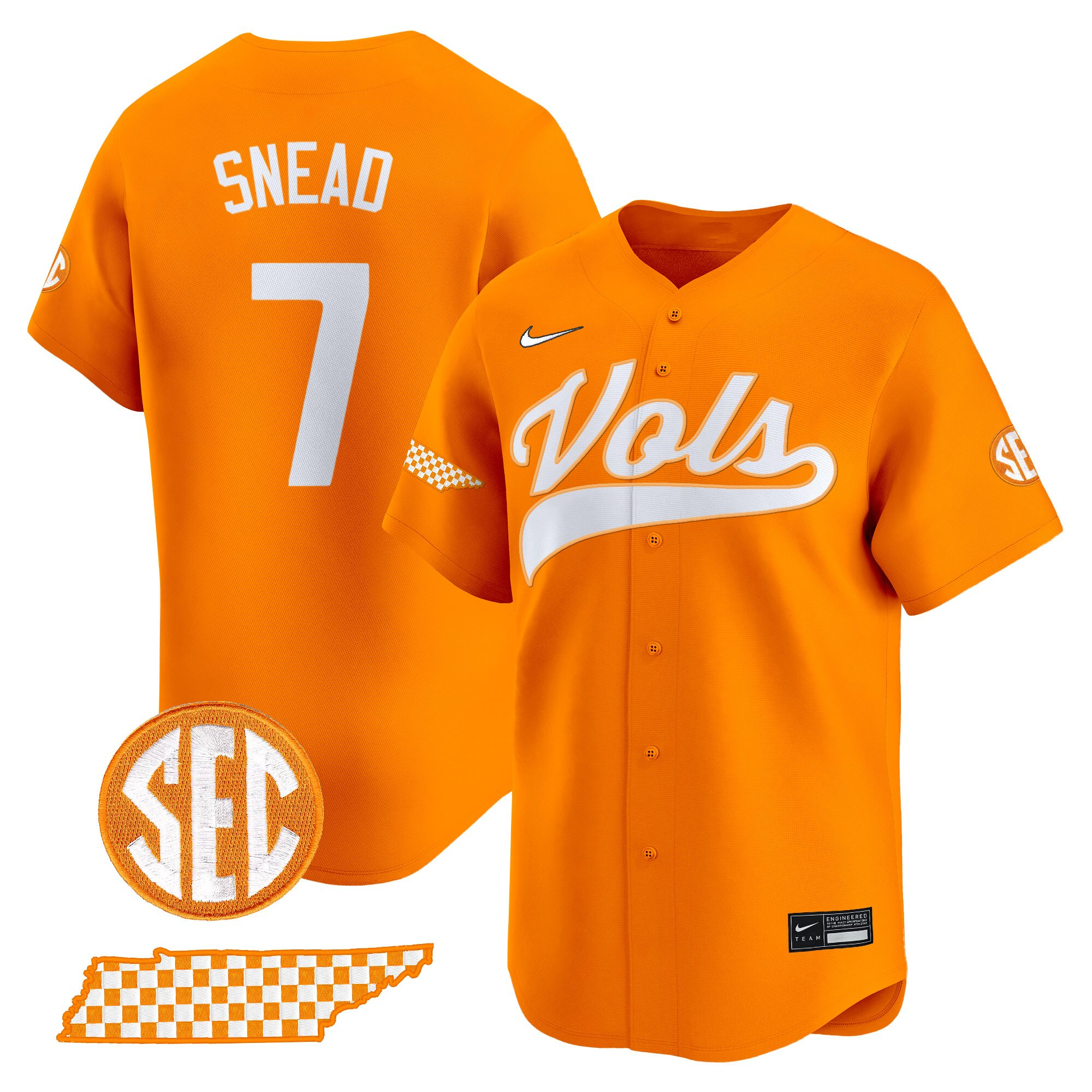Men's Tennessee Volunteers 2025 Vapor Premier Limited Jersey - All Stitched