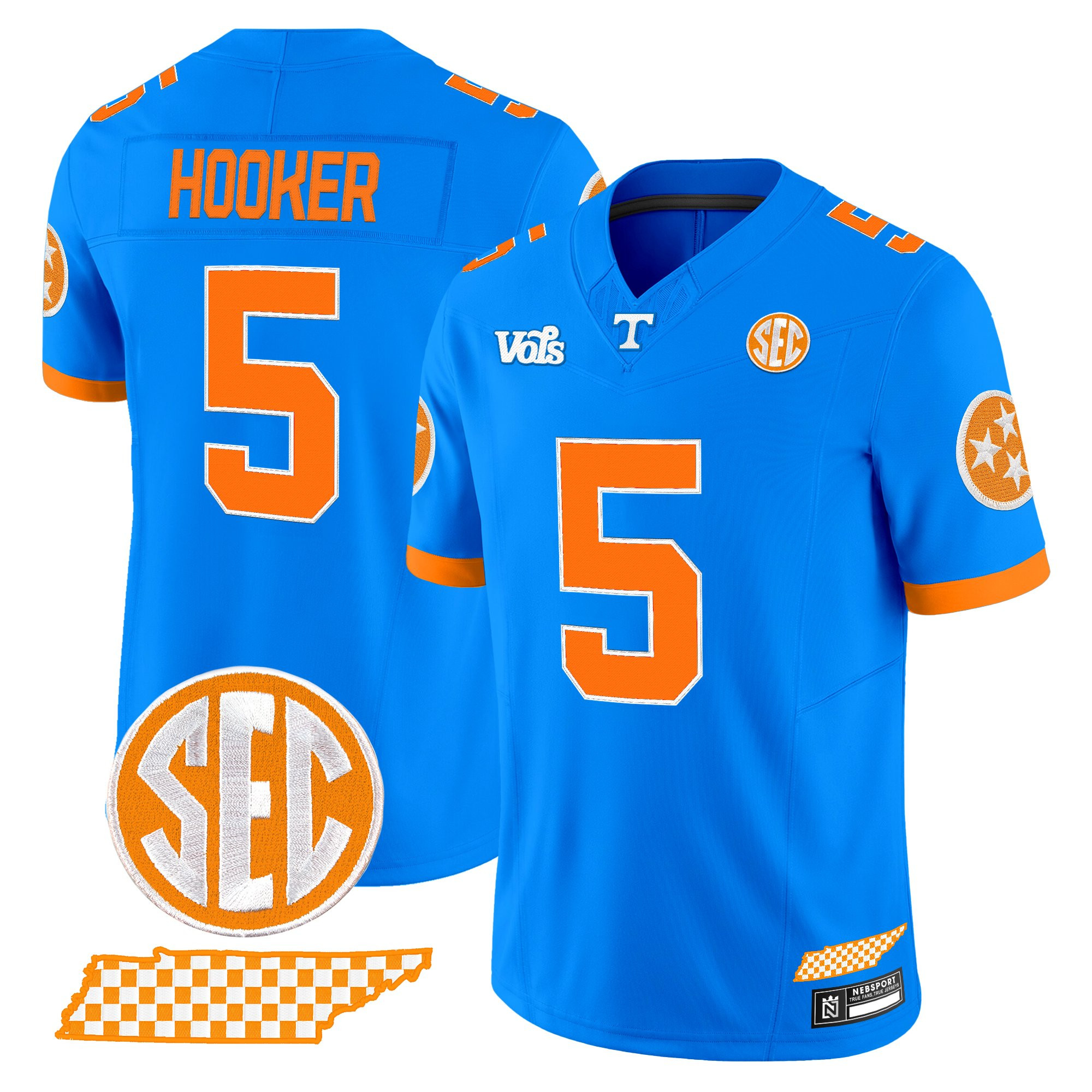 Men's Tennessee Volunteers 'Blue Blaze Edition' Vapor Limited Jersey - All Stitched