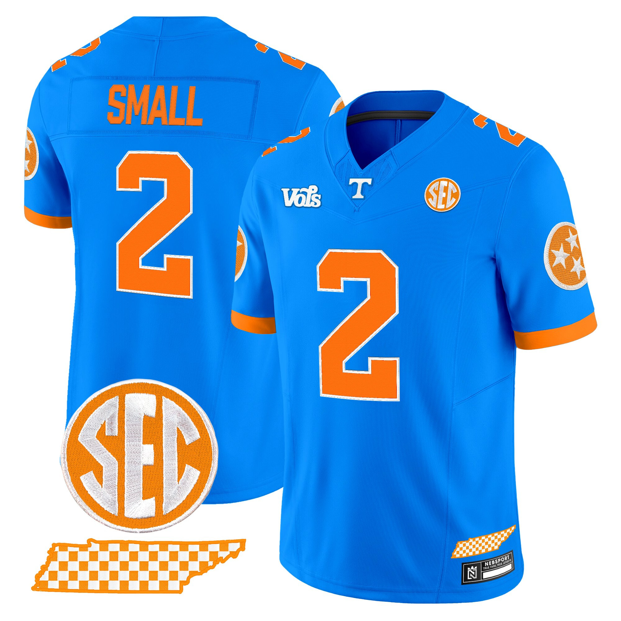 Men's Tennessee Volunteers 'Blue Blaze Edition' Vapor Limited Jersey - All Stitched