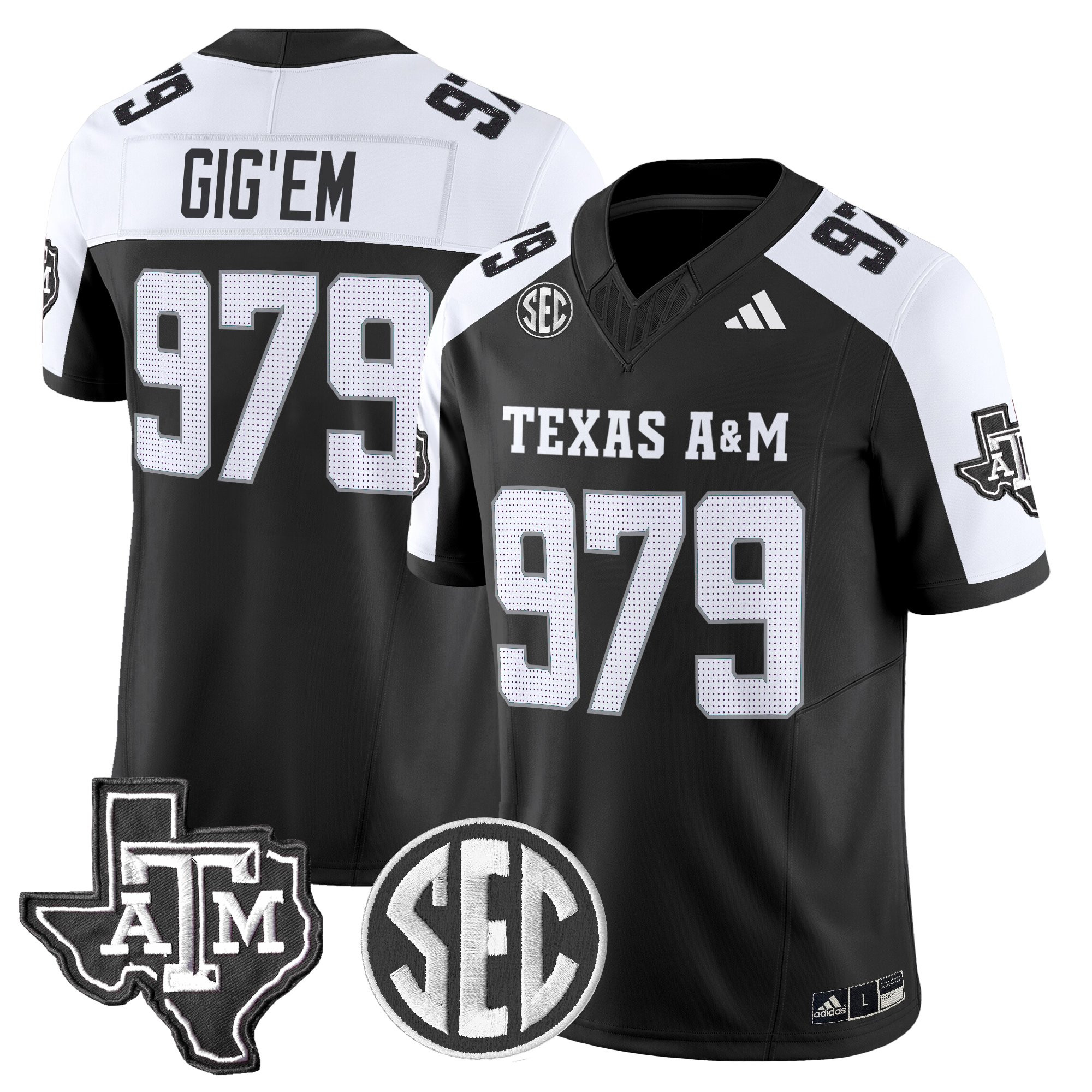 Men's Texas A&M Aggies 2025 Vapor Limited Jersey - All Stitched