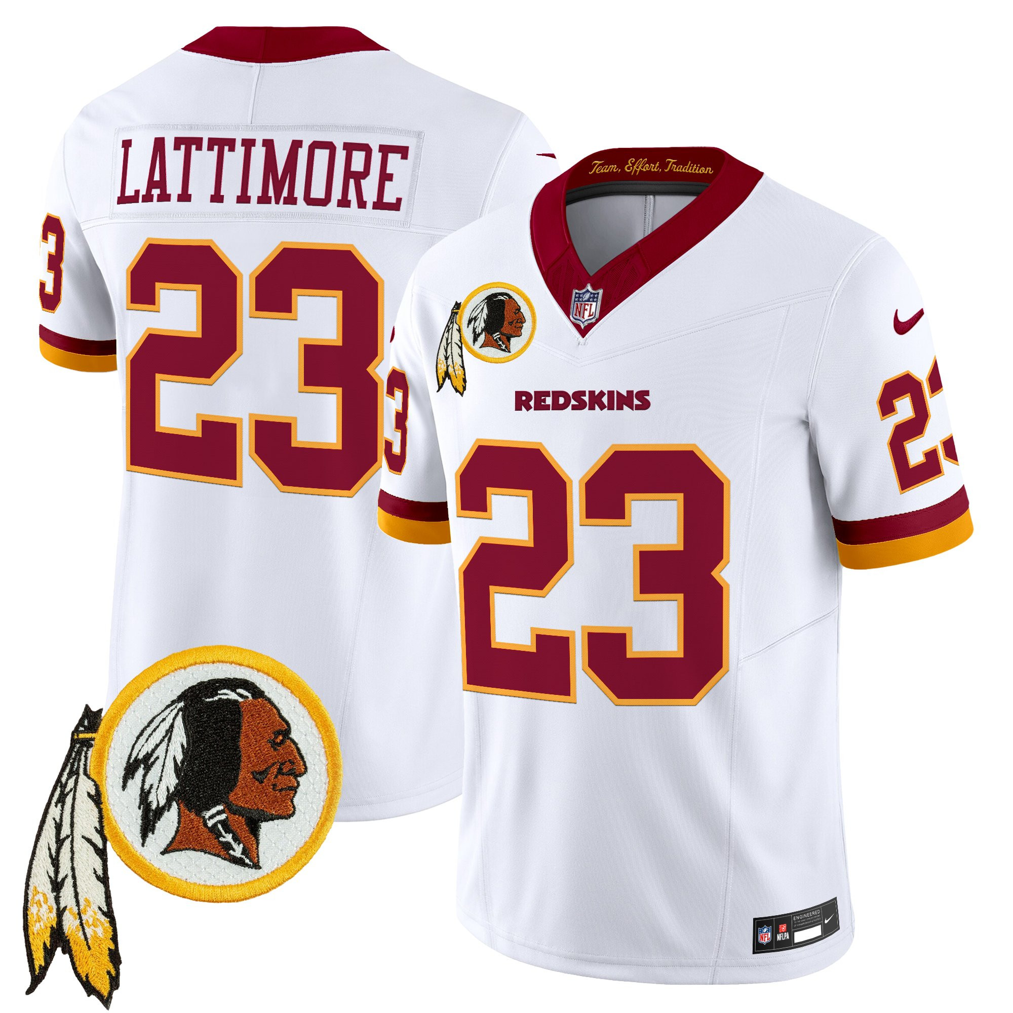 Men's Washington Redskins Throwback Vapor Limited Jersey V3 - All Stitched