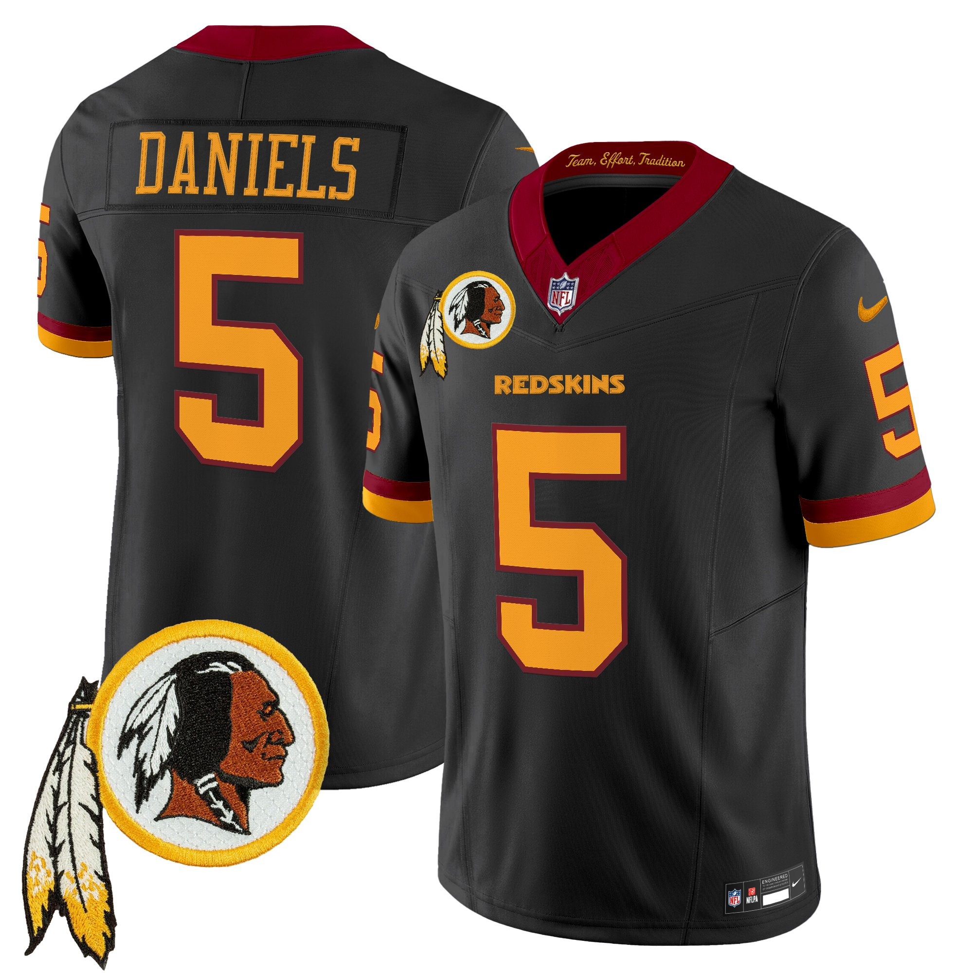 Men's Washington Redskins Throwback Vapor Limited Jersey V3 - All Stitched