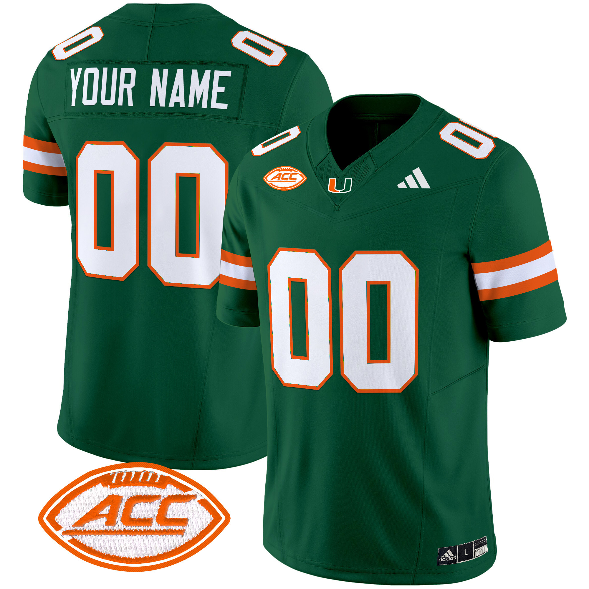 Miami Hurricanes 2025 Vapor Limited Custom Jersey - All Stitched