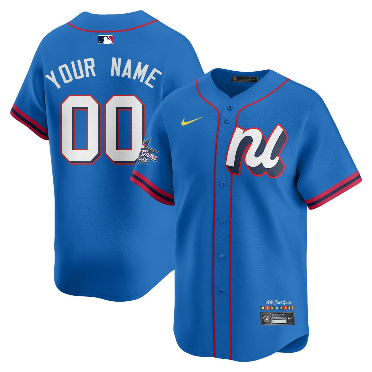 National League 2025 MLB All-Star Vapor Premier Limited Custom Jersey - All Stitched