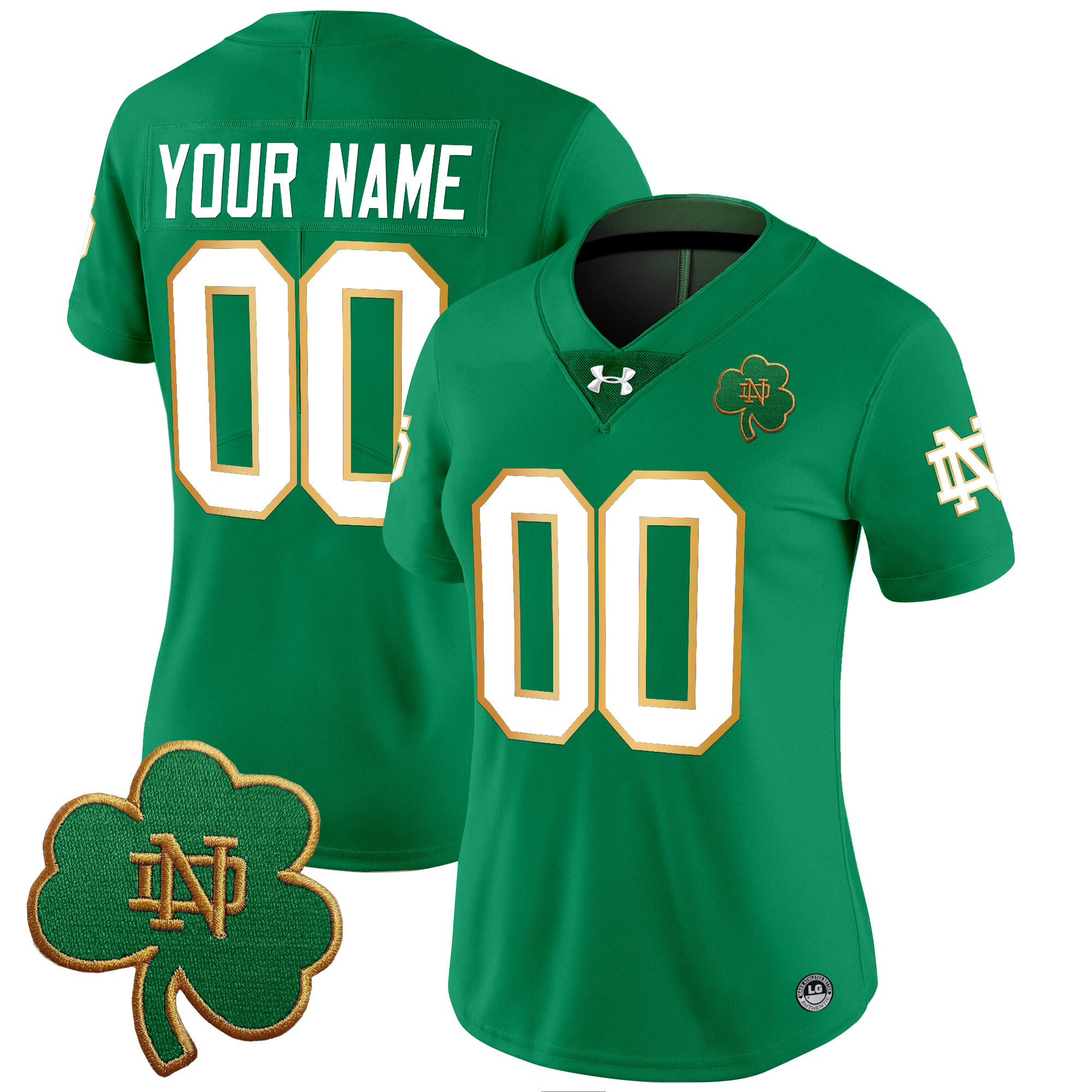 Notre Dame Fighting Irish 2025 Vapor Limited Custom Jersey V3 - All Stitched