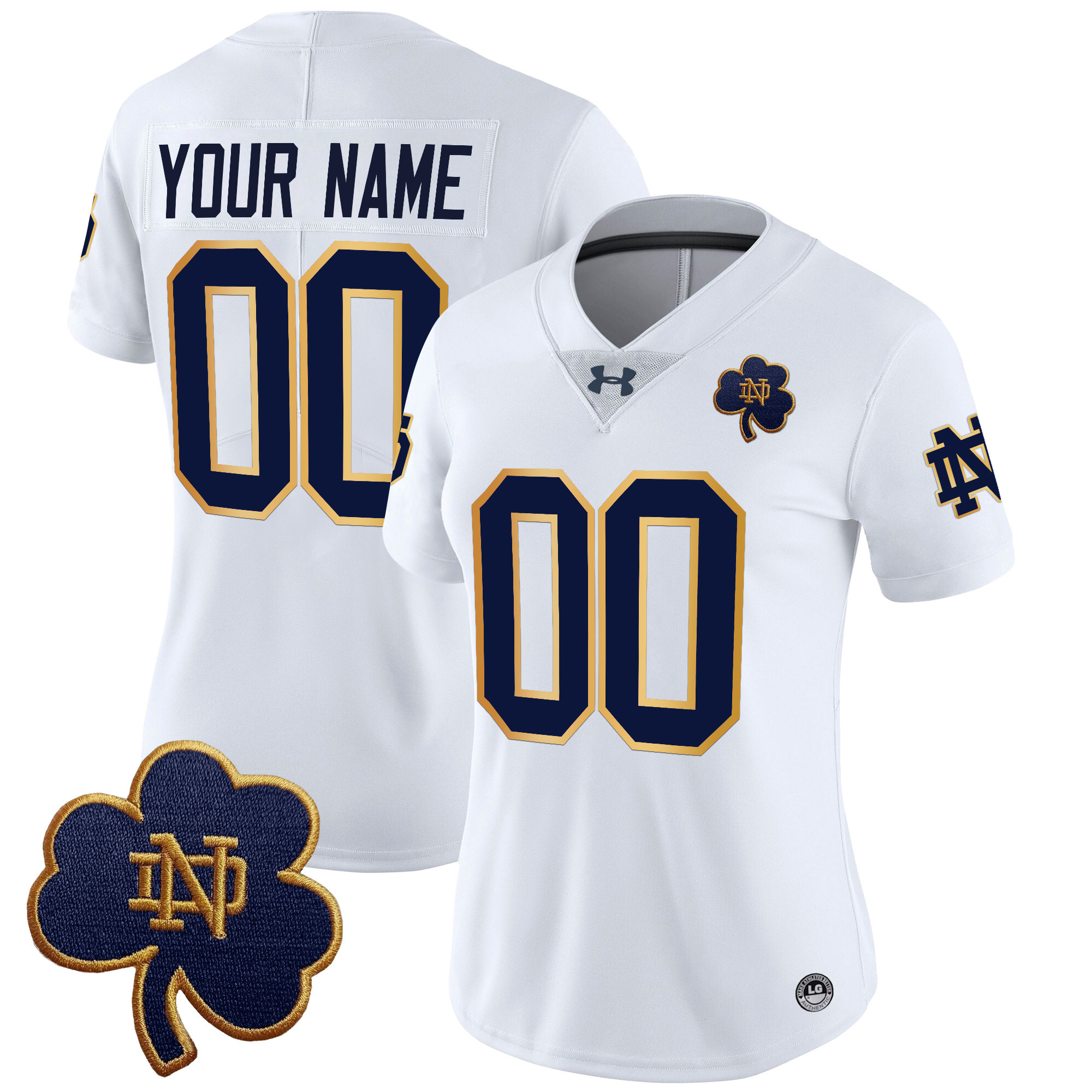 Notre Dame Fighting Irish 2025 Vapor Limited Custom Jersey V3 - All Stitched