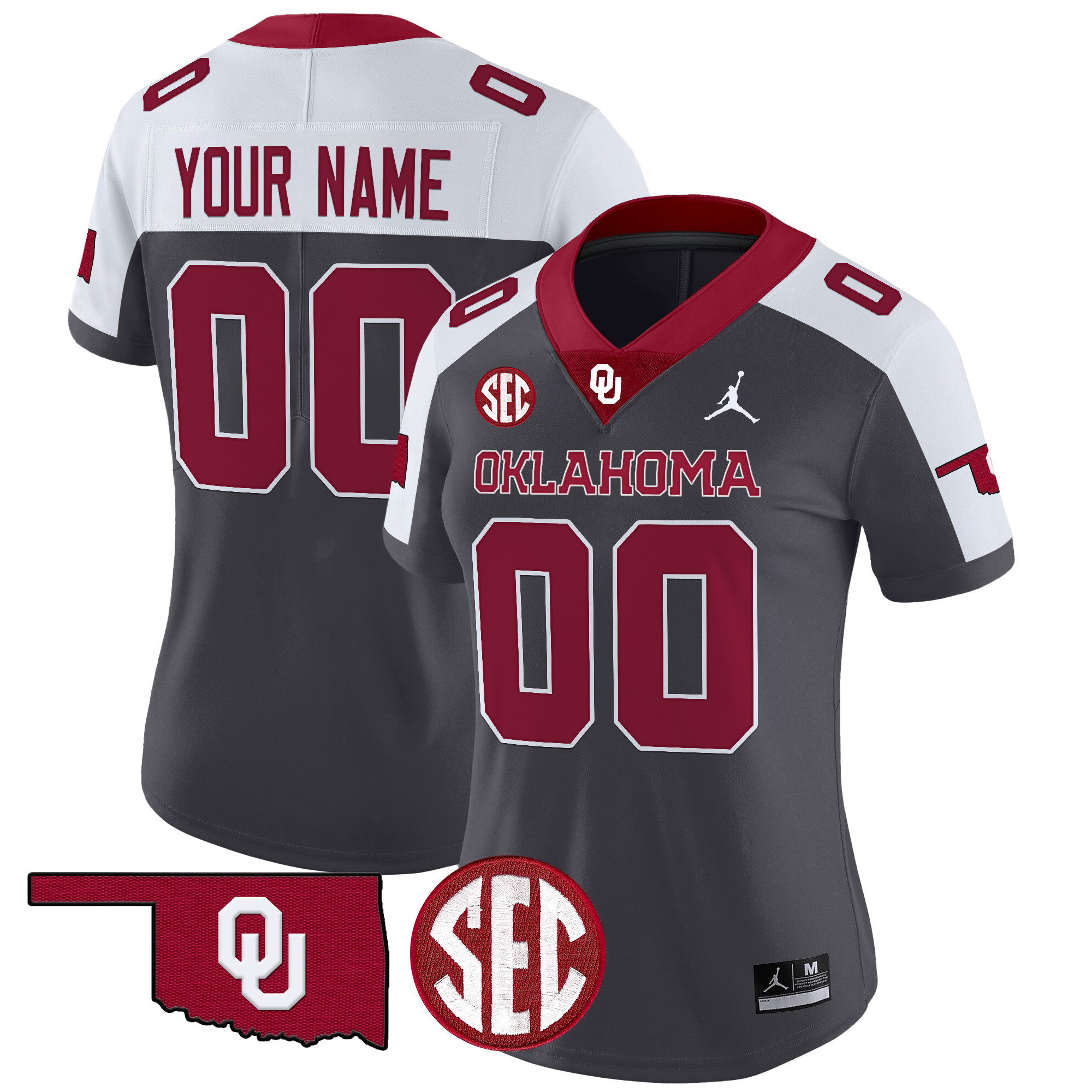 Oklahoma Sooners 2025 Vapor Limited Custom Jersey - All Stitched