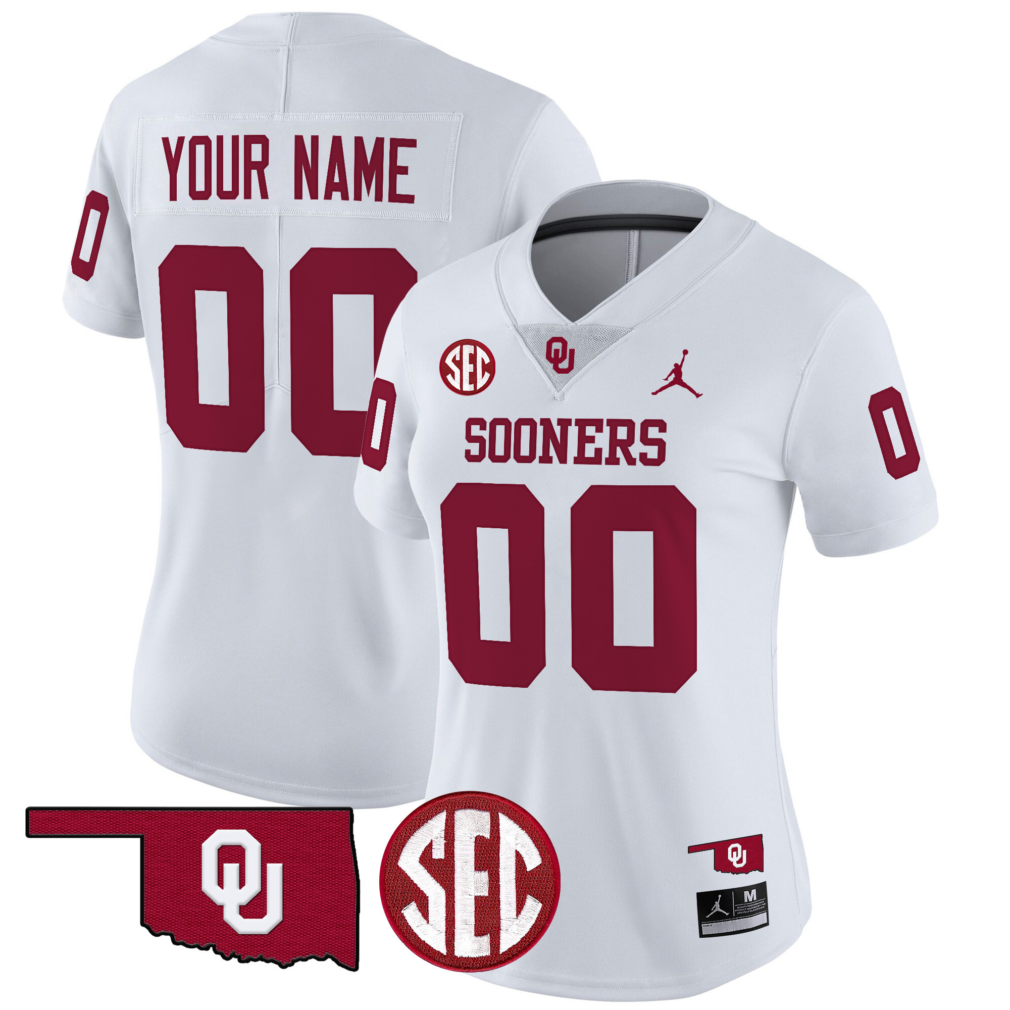 Oklahoma Sooners 2025 Vapor Limited Custom Jersey - All Stitched