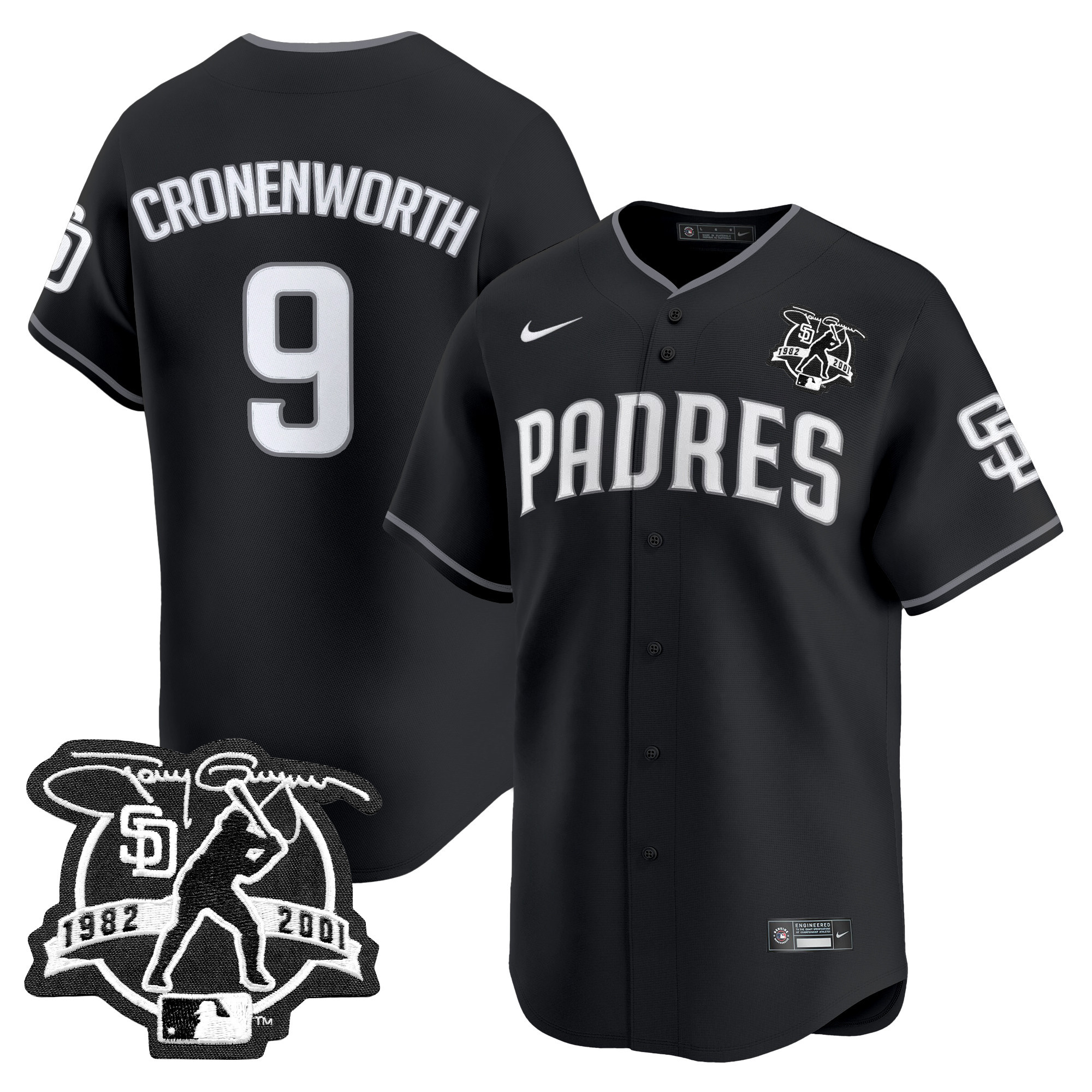 San Diego Padres 2025 Lights Out Vapor Premier Limited Jersey - All Stitched