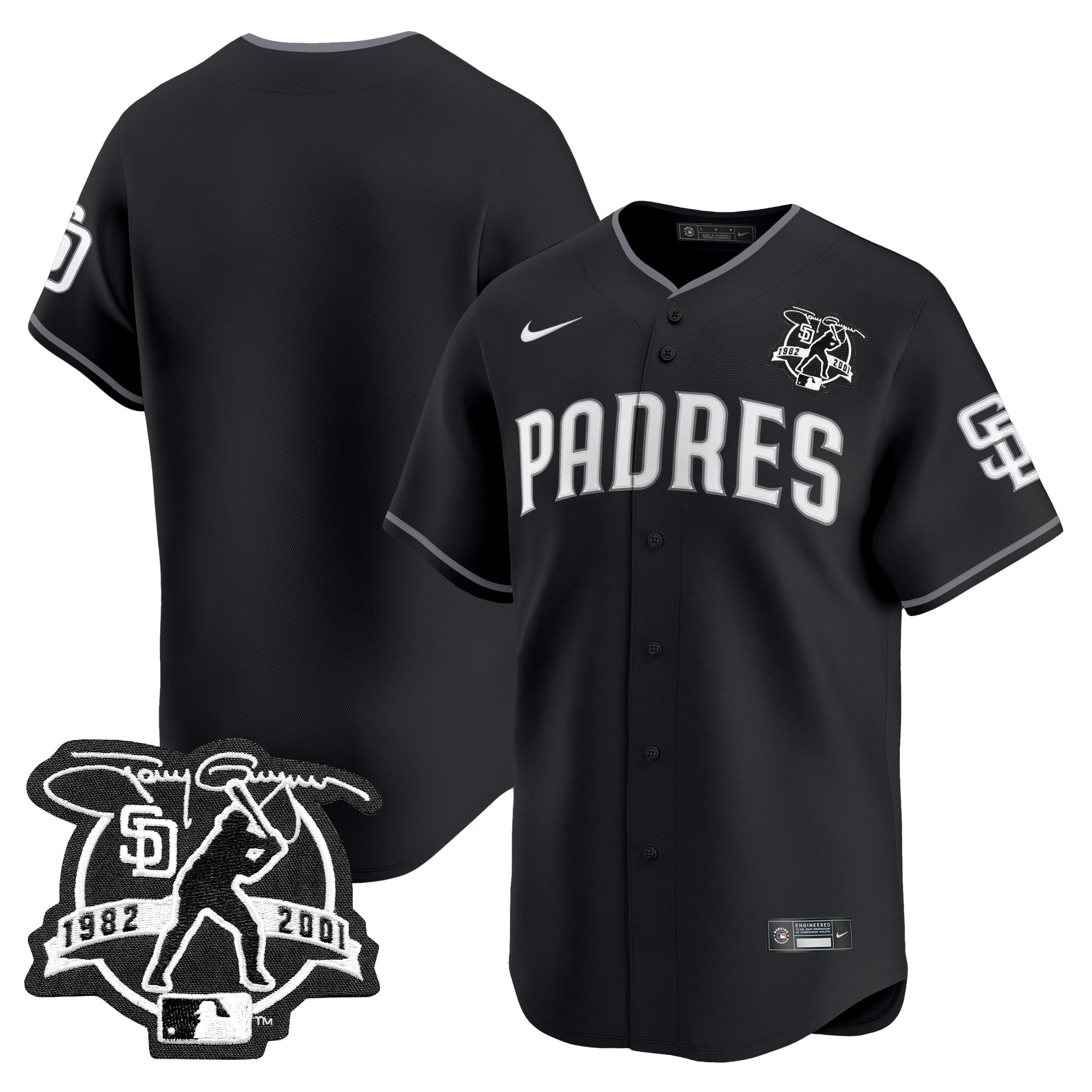 San Diego Padres 2025 Lights Out Vapor Premier Limited Jersey - All Stitched