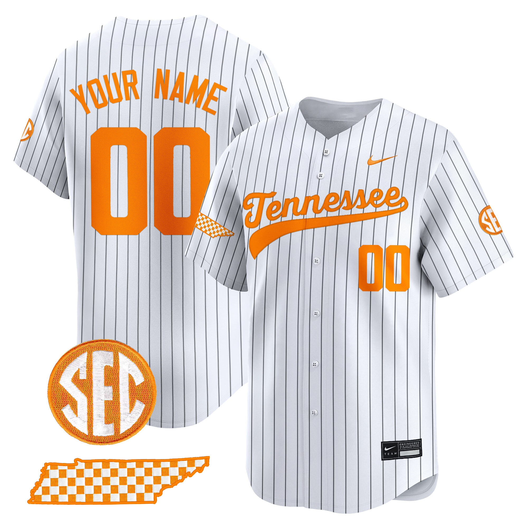 Tennessee Volunteers 2025 Vapor Premier Limited Custom Jersey - All Stitched