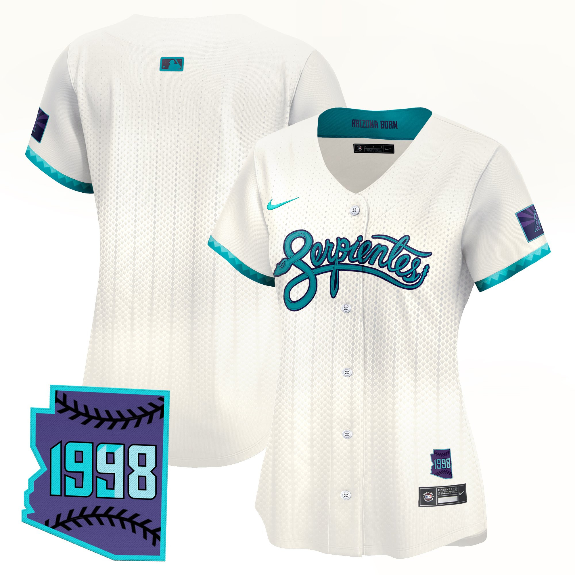 Women's Arizona Diamondbacks 2025 City Connect Vapor Premier Limited Jersey V2 - Stitched