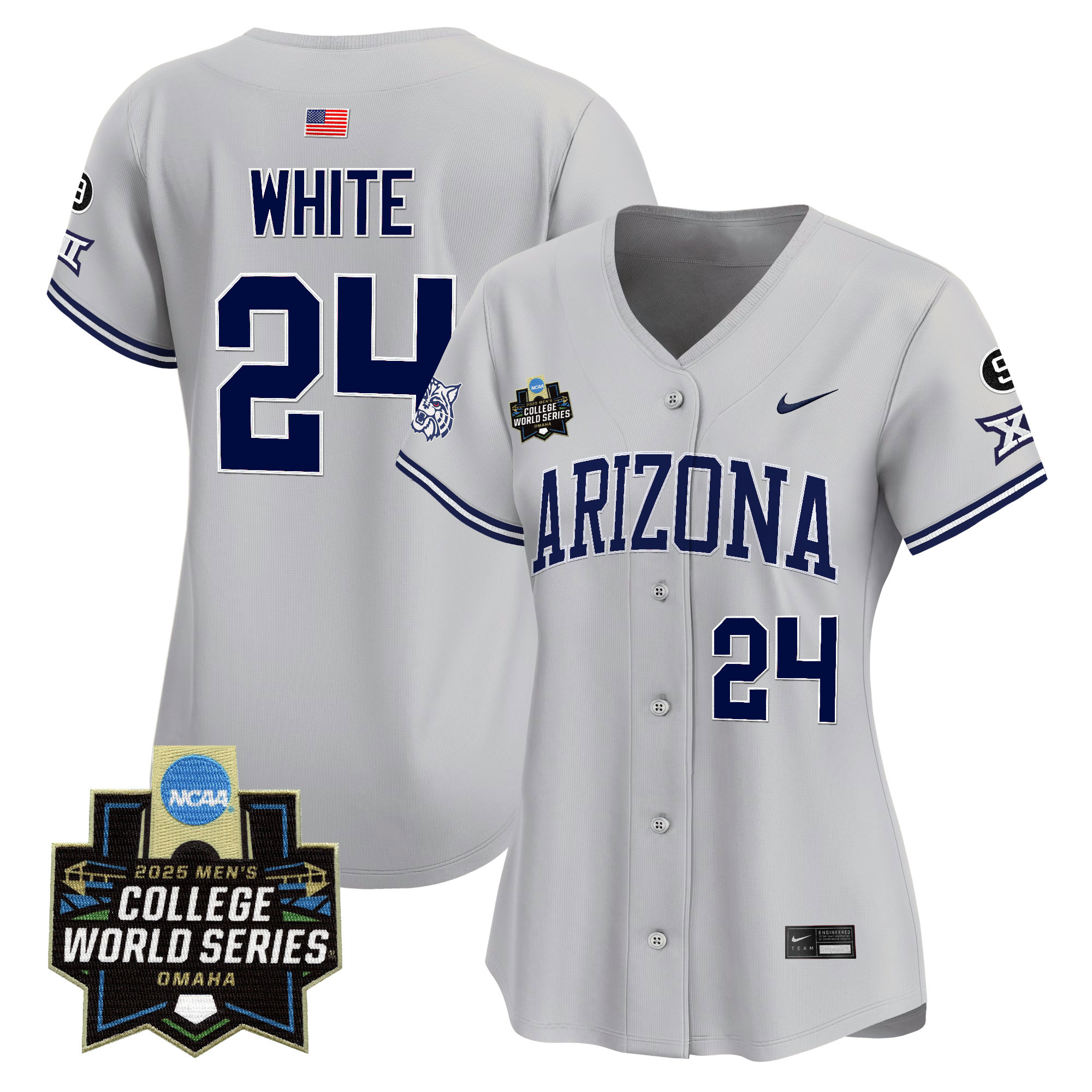 Women's Arizona Wildcats 2025 World Series Vapor Premier Limited Jersey - All Stitched