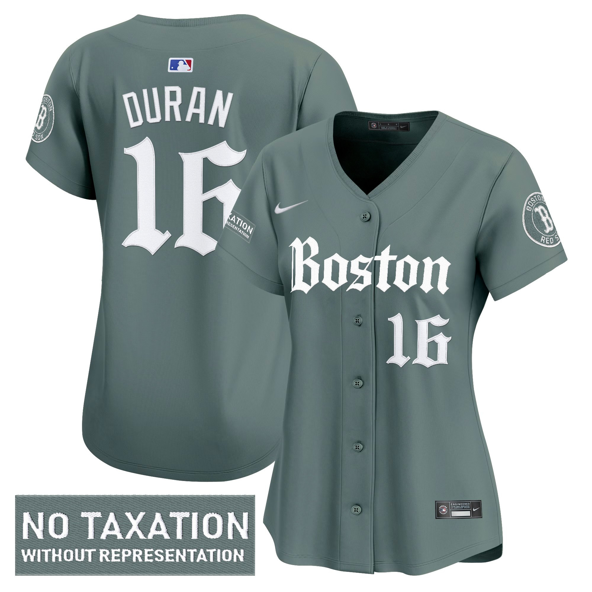 Women's Boston Red Sox 'Retro Newspaper Edition' Vapor Premier Limited Jersey - All Stitched